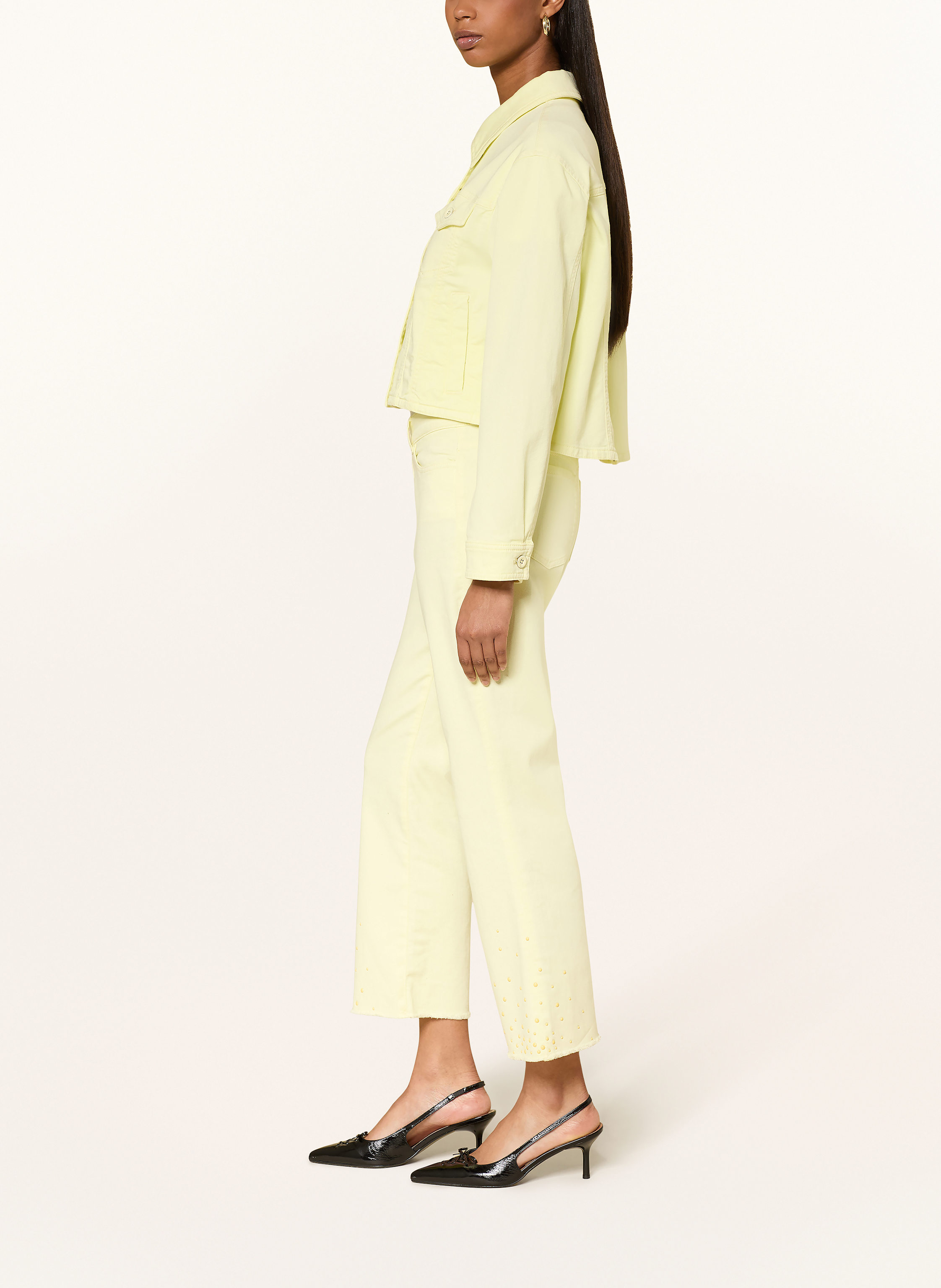 Thumbnail - Marc Cain 7/8-Jeans Forli gelb