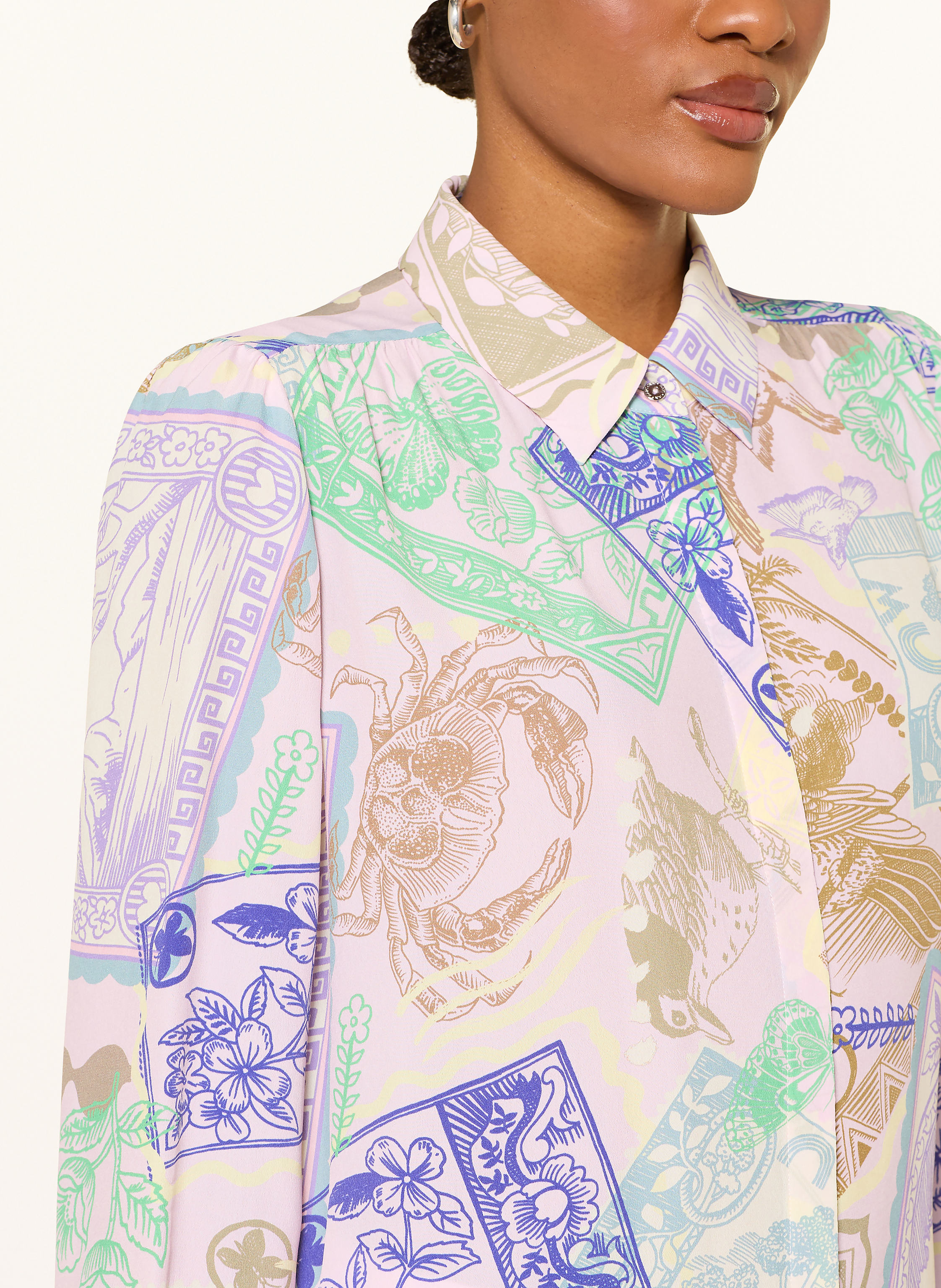 Thumbnail - Marc Cain Hemdbluse Mit Seide pink