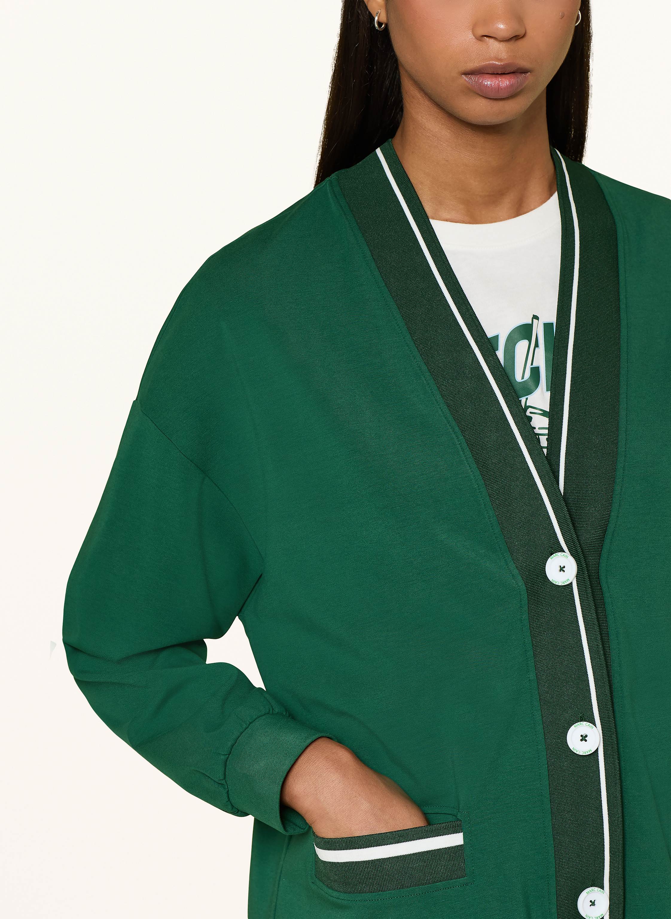 Thumbnail - Marc Cain Sweatjacke gruen