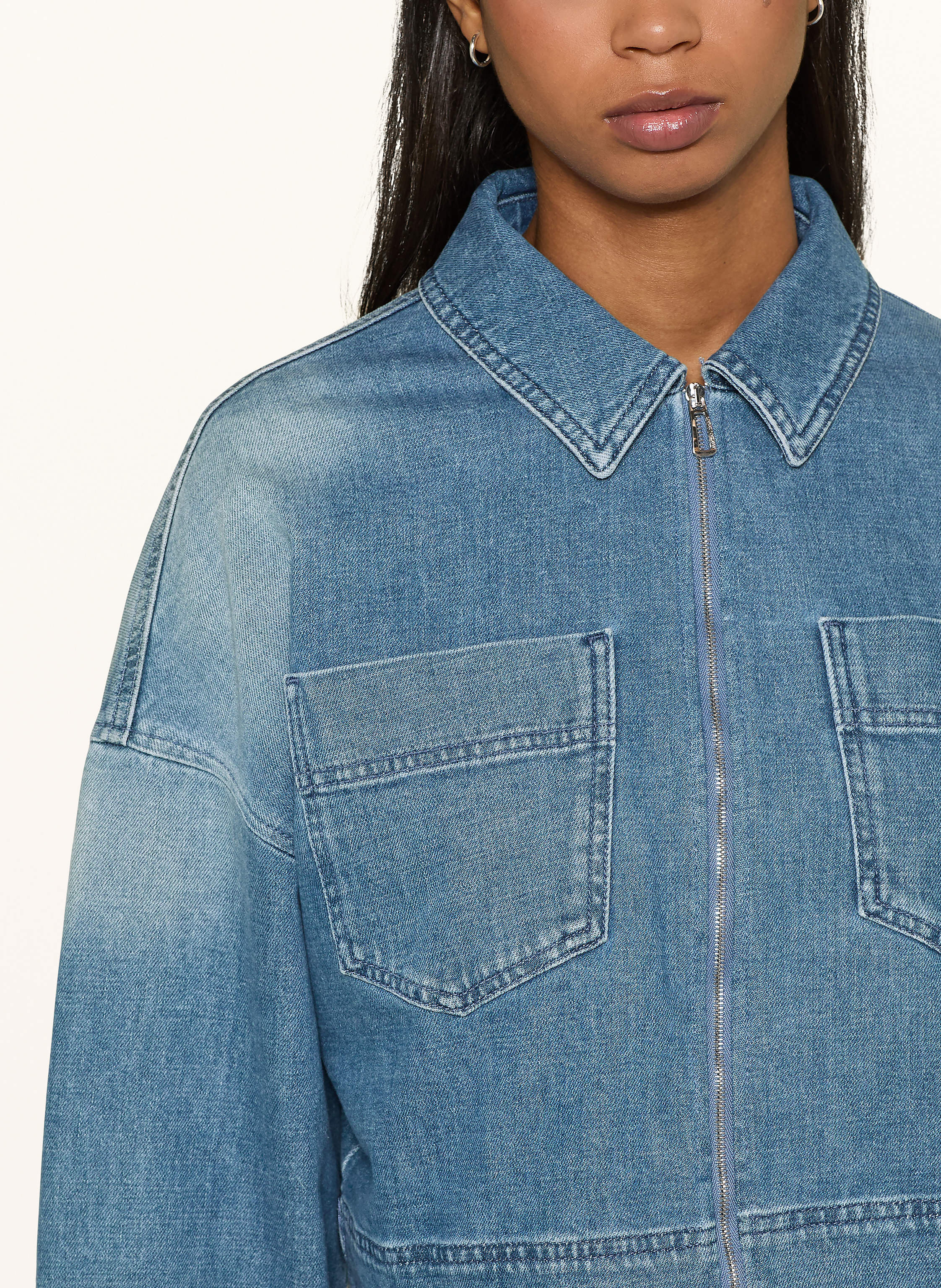 Thumbnail - Marc Cain Jeansjacke blau