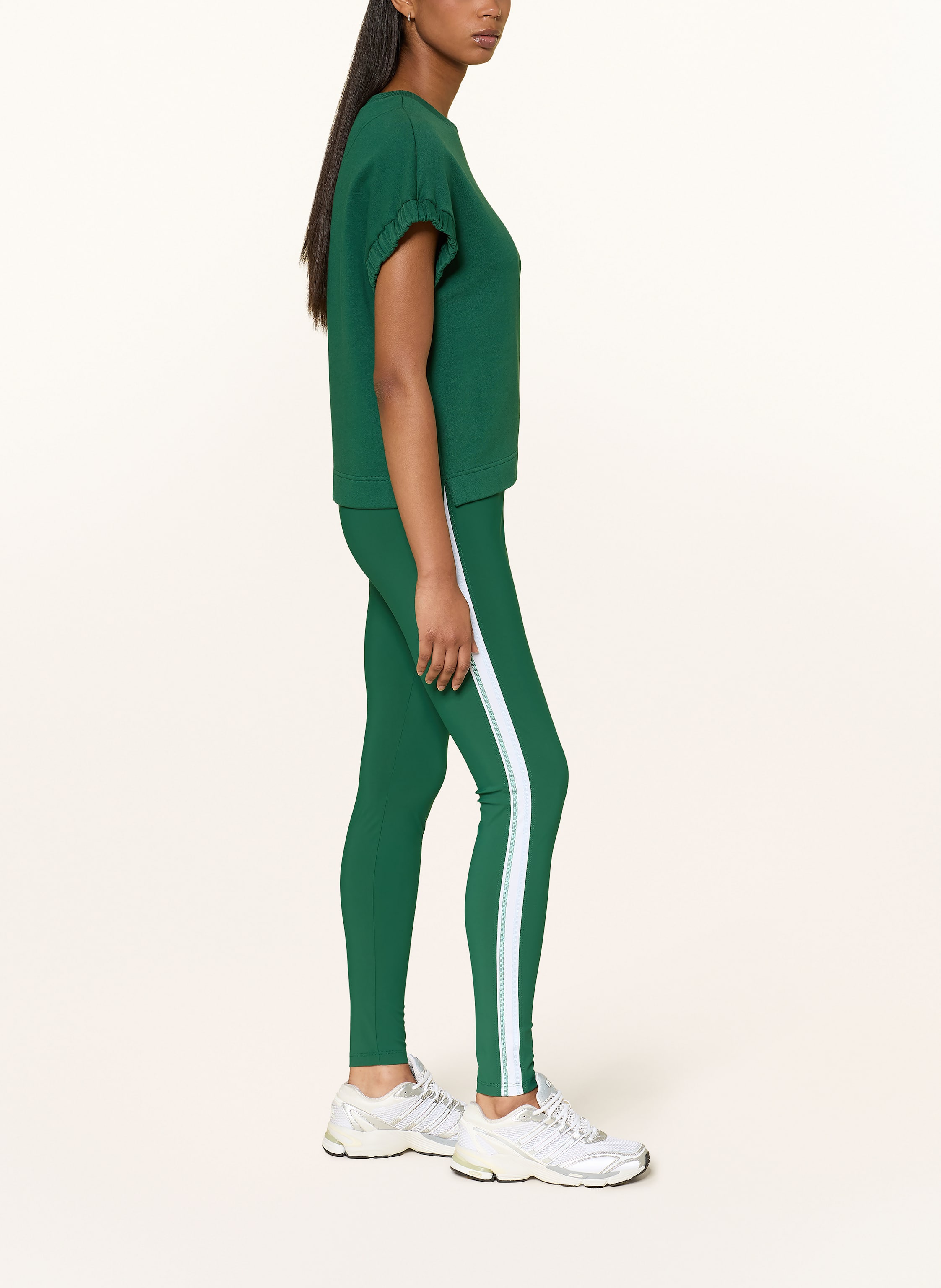 Thumbnail - Marc Cain Leggings Mit Galonstreifen gruen