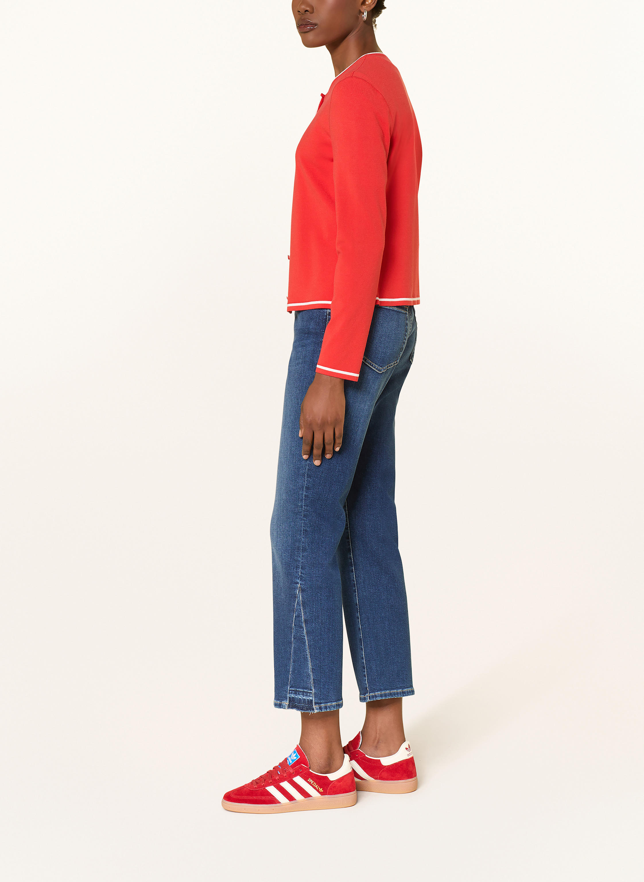 Thumbnail - Marc Cain Flared Jeans Forli blau