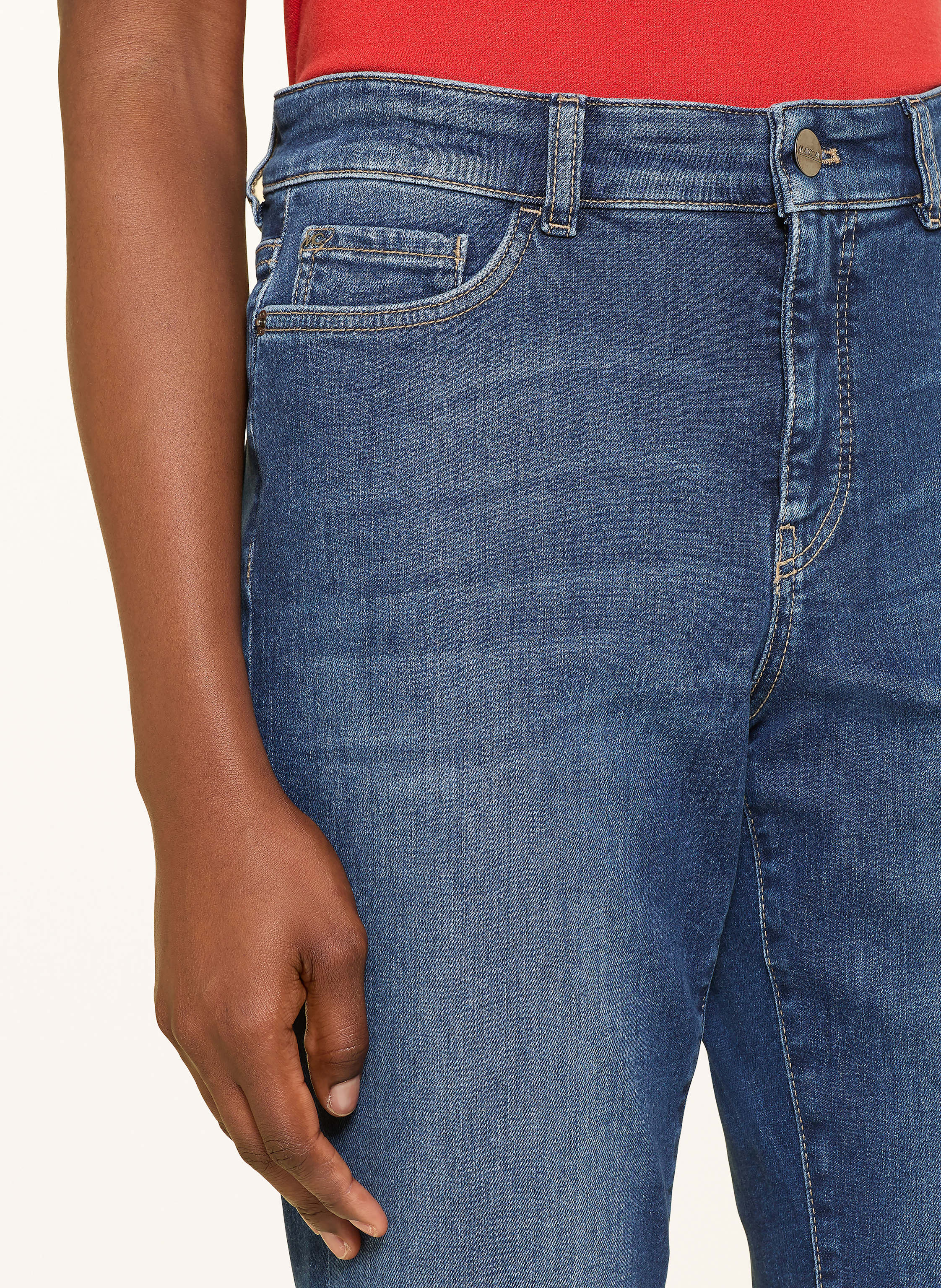 Thumbnail - Marc Cain Flared Jeans Forli blau