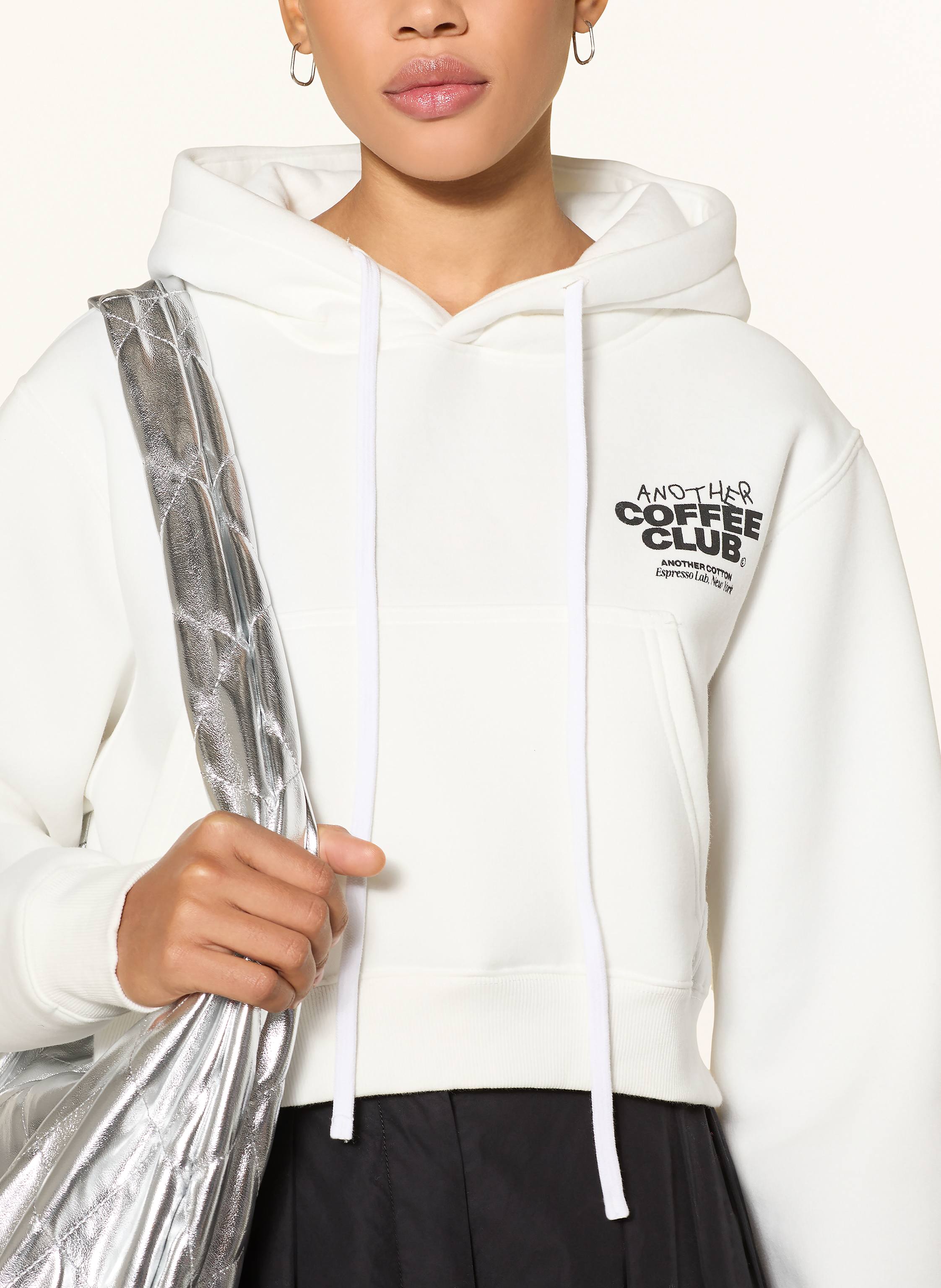 Thumbnail - Another Cotton Lab Cropped-Hoodie weiss