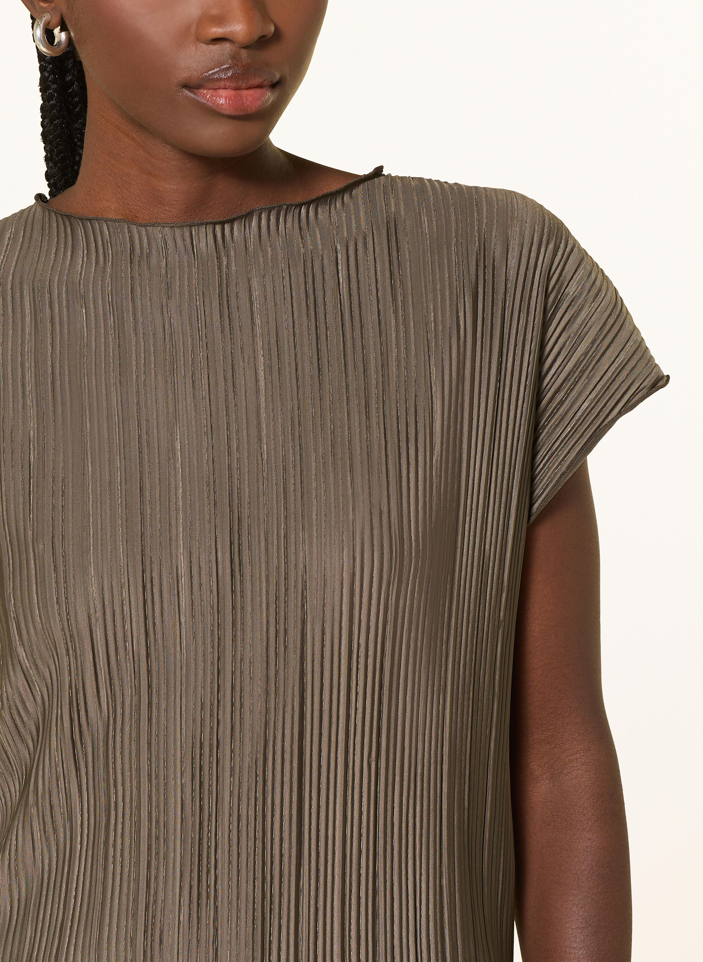 Thumbnail - Samsøe  Samsøe Blusentop Sauma Mit Plissees braun