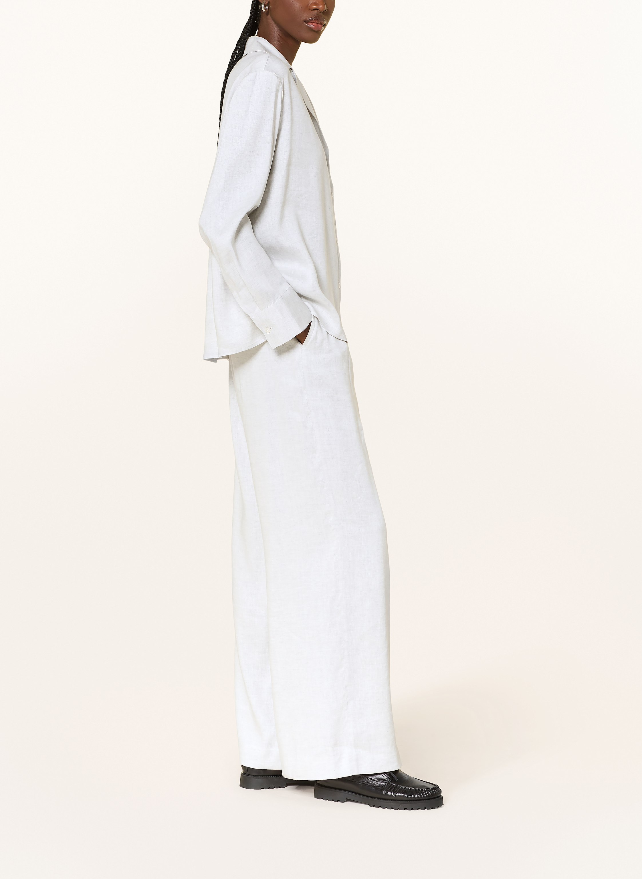 Thumbnail - Samsøe Samsøe Marlenehose Saiben grau