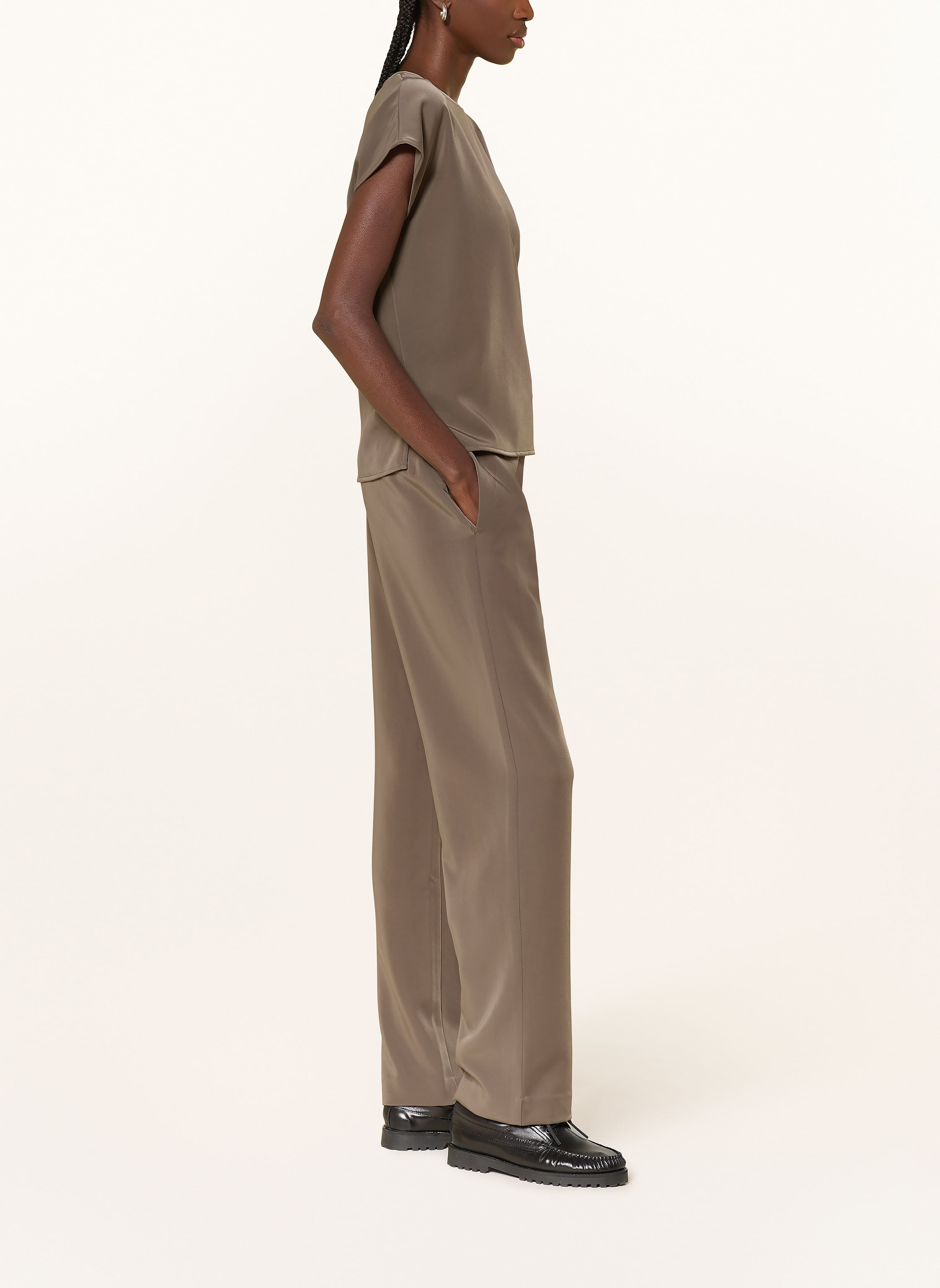 Thumbnail - Samsøe  Samsøe Jerseyhose Sahoys braun