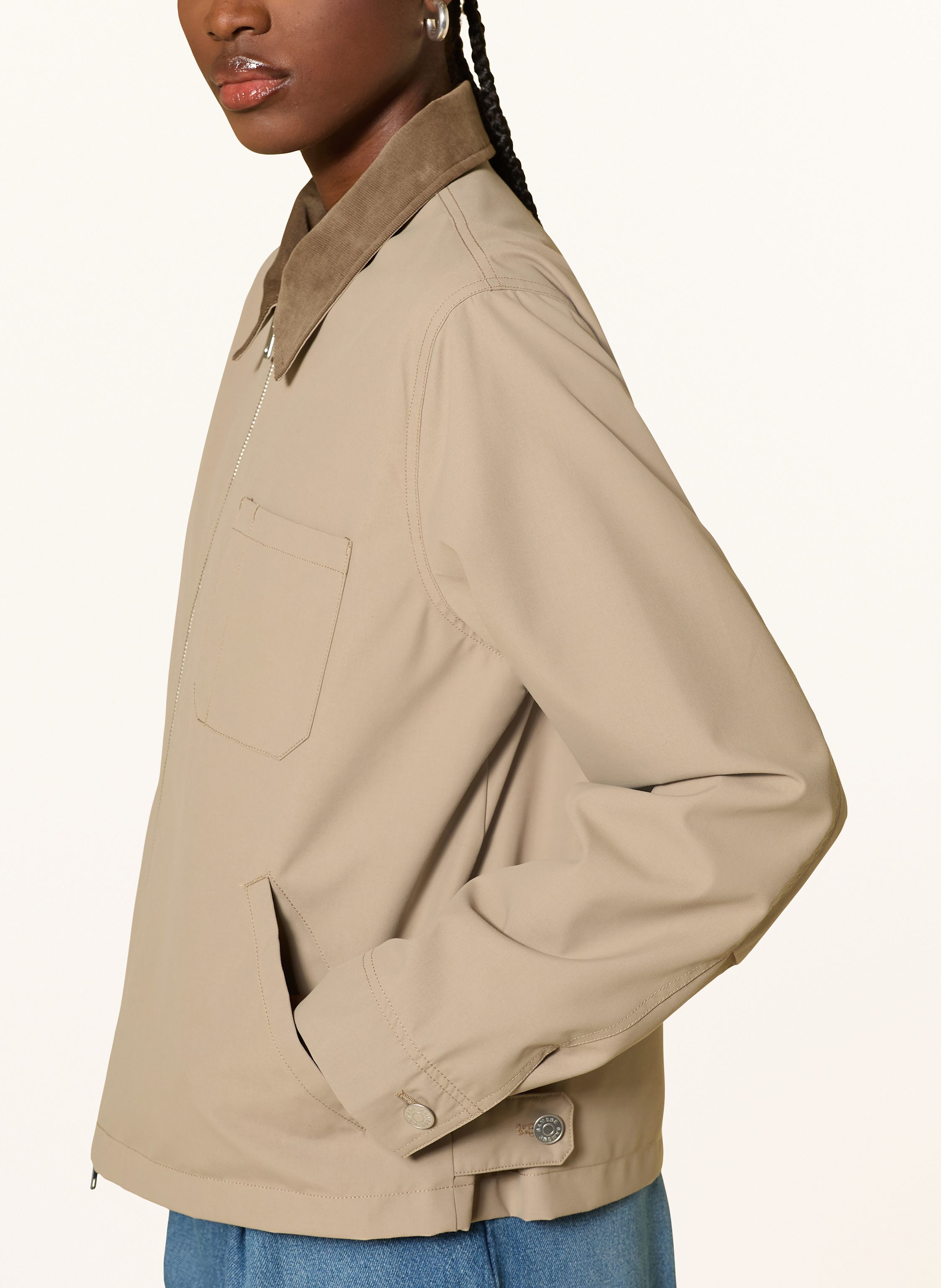 Thumbnail - Samsøe  Samsøe Fieldjacket Sarobinson beige