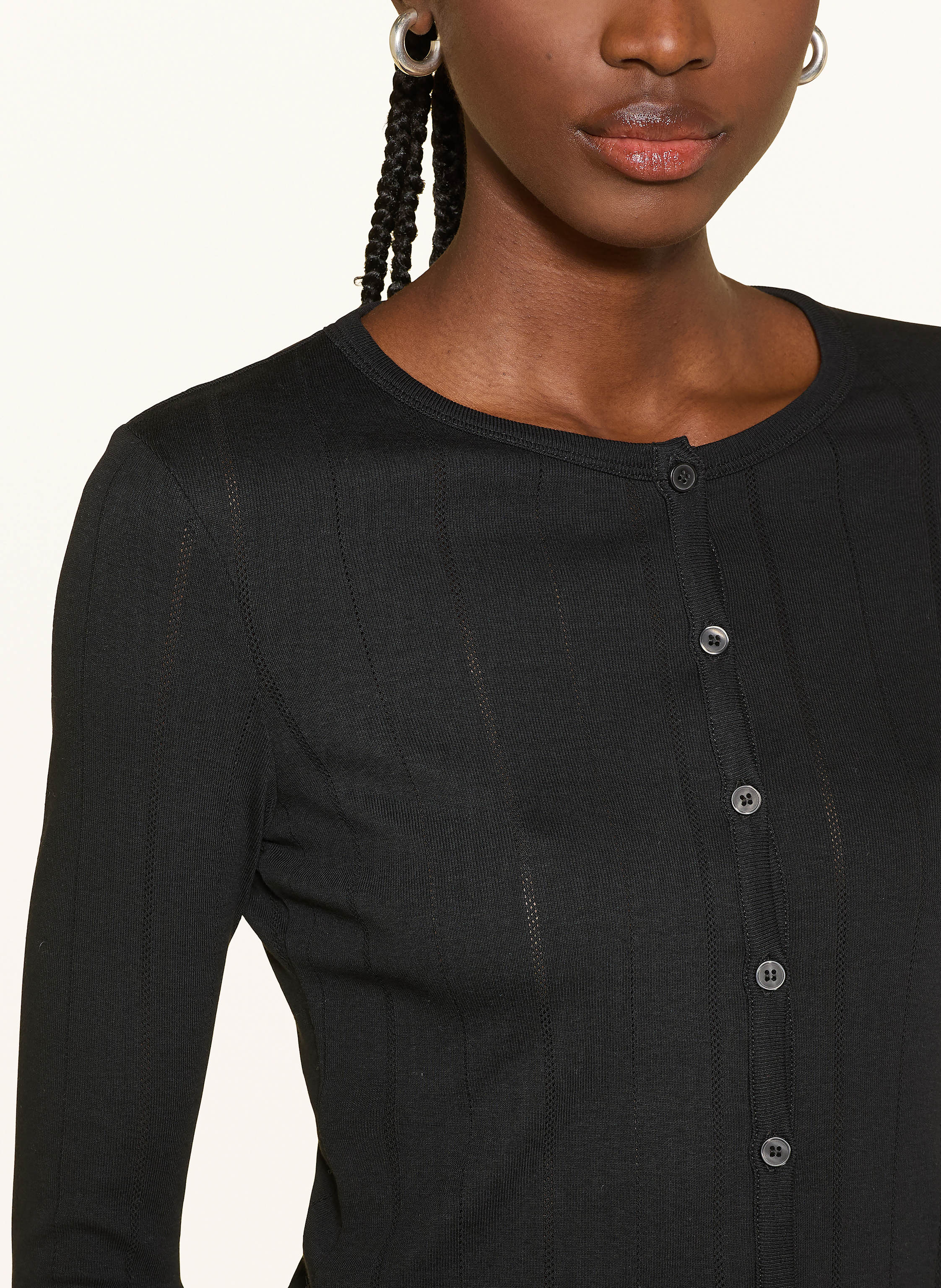 Thumbnail - Samsøe  Samsøe Strickjacke Sajunes schwarz