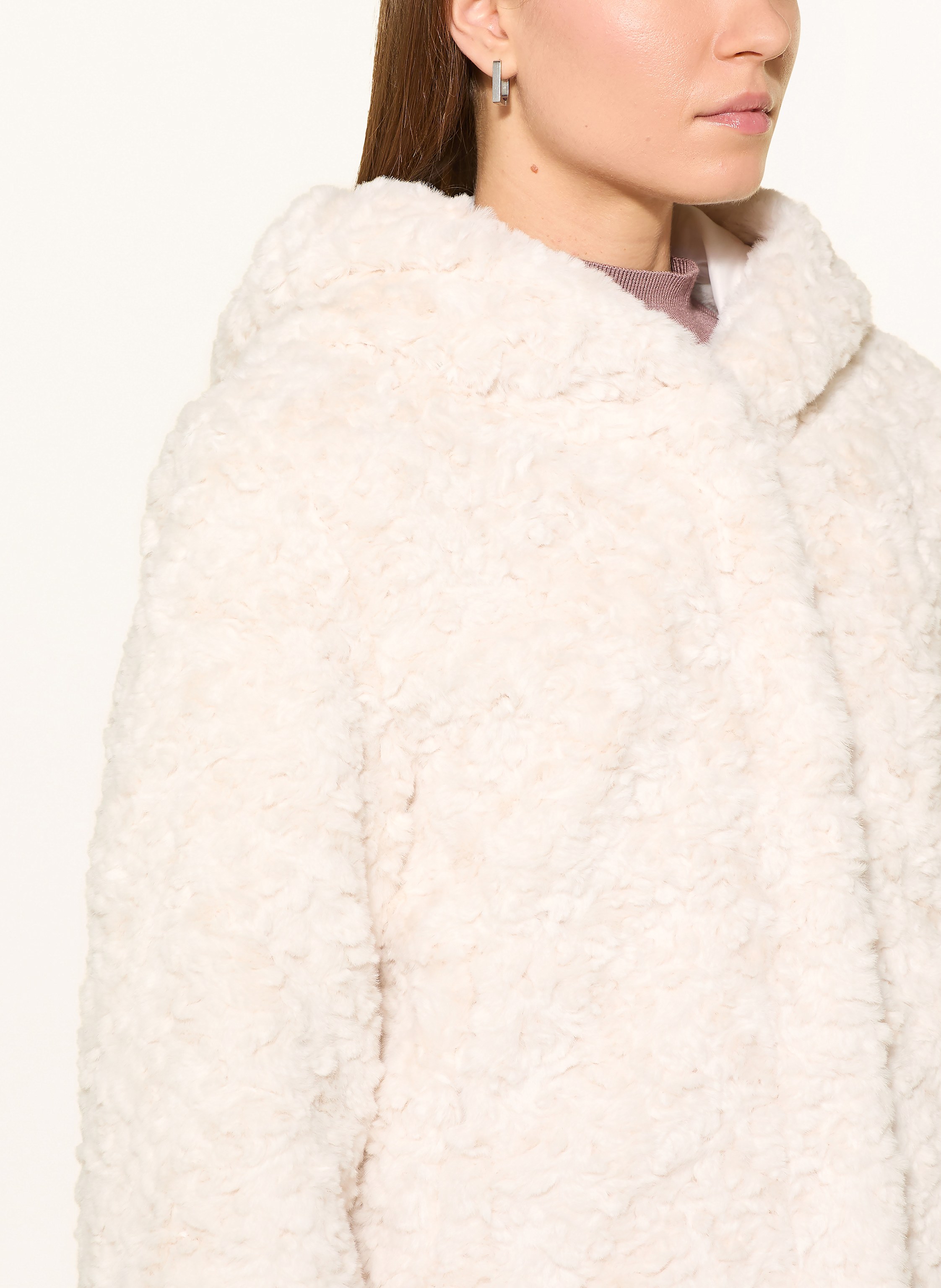 Thumbnail - Monari Kunstfell-Jacke weiss