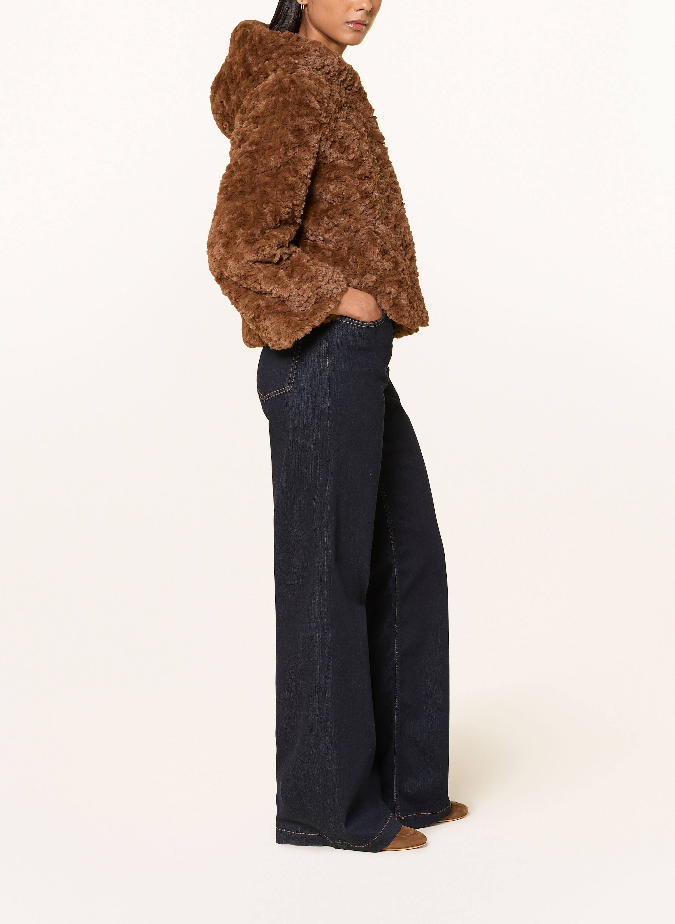 Thumbnail - Monari Kunstfell-Jacke braun