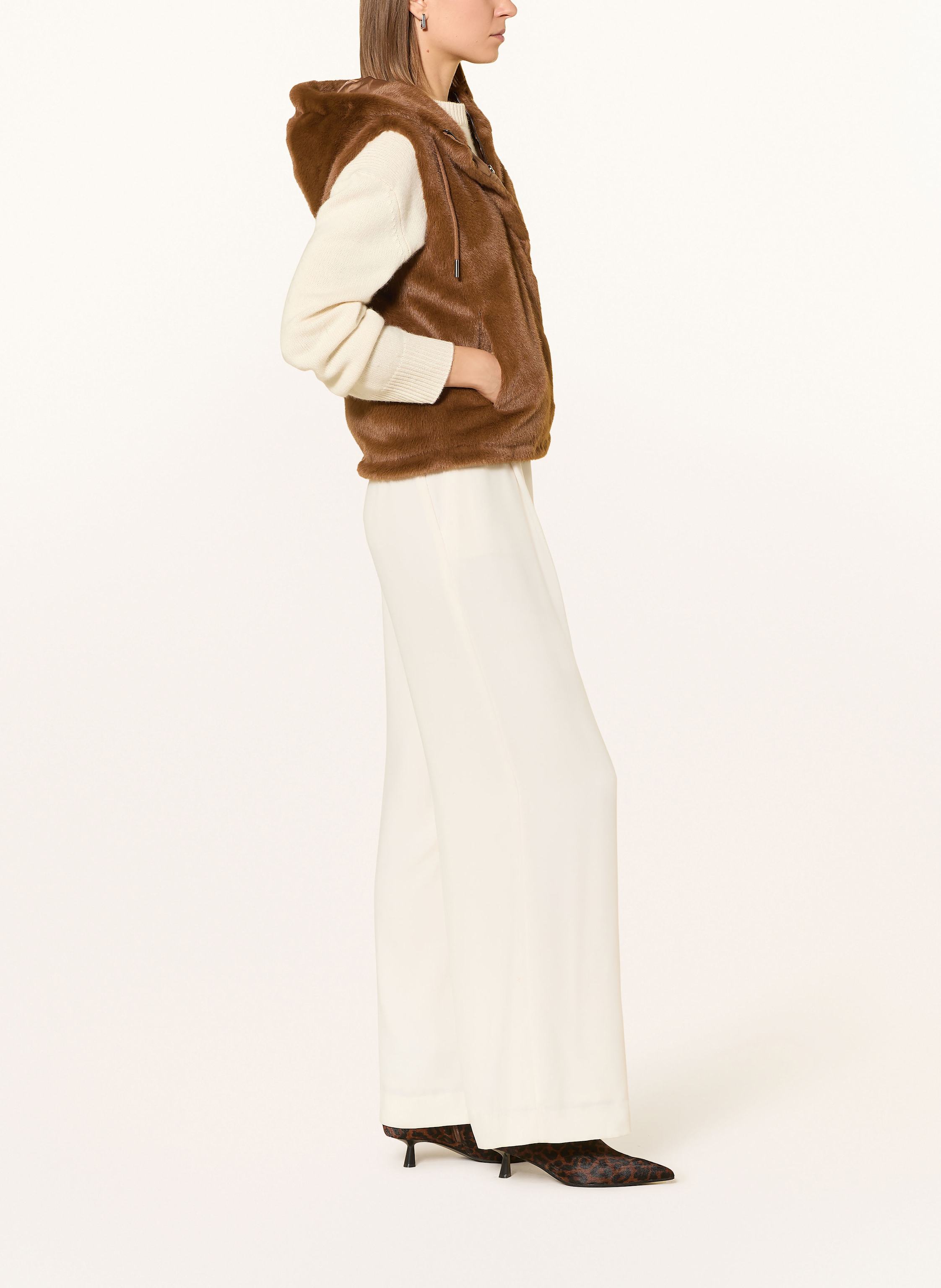 Thumbnail - Monari Kunstfell-Weste braun