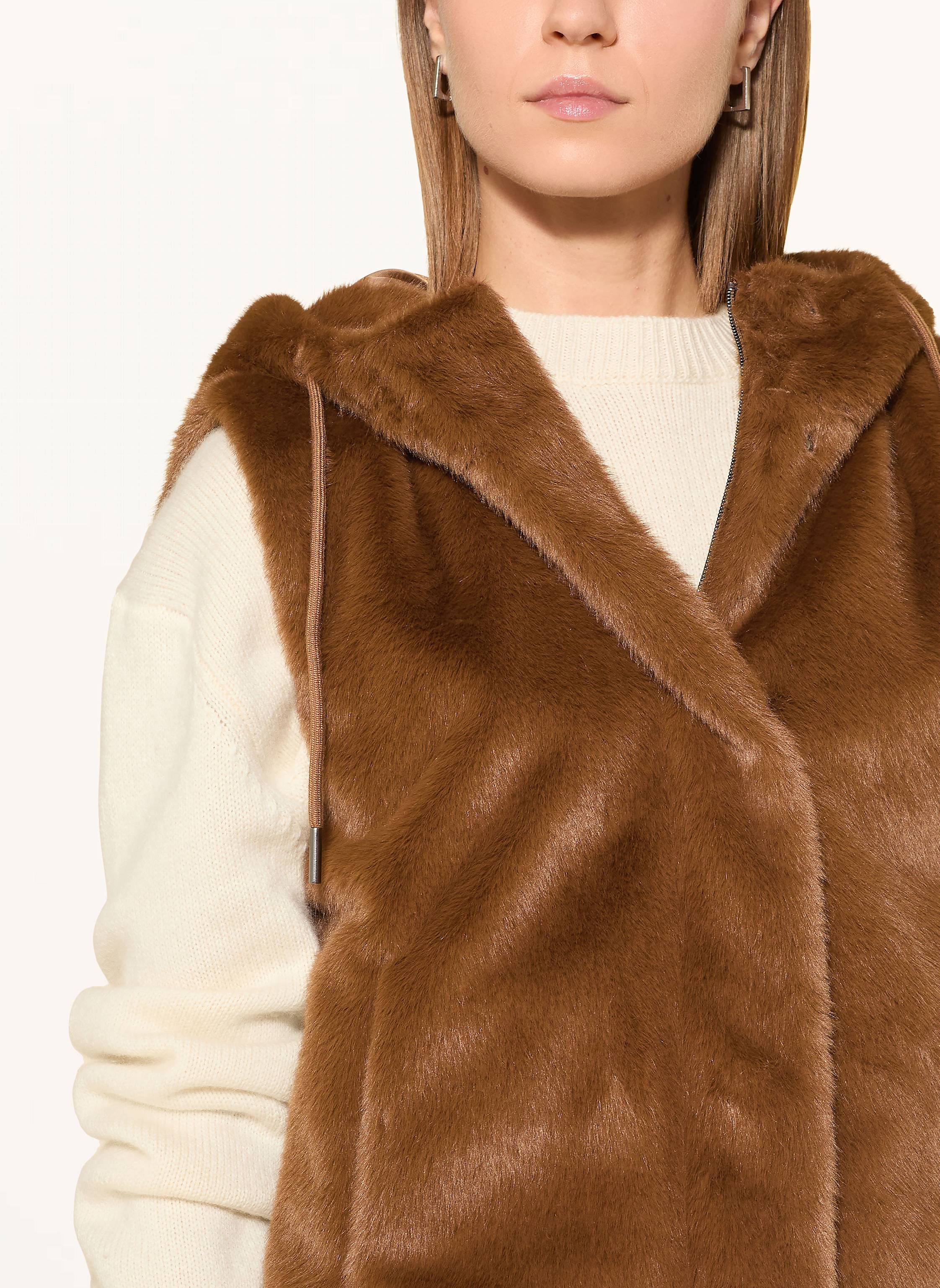 Thumbnail - Monari Kunstfell-Weste braun