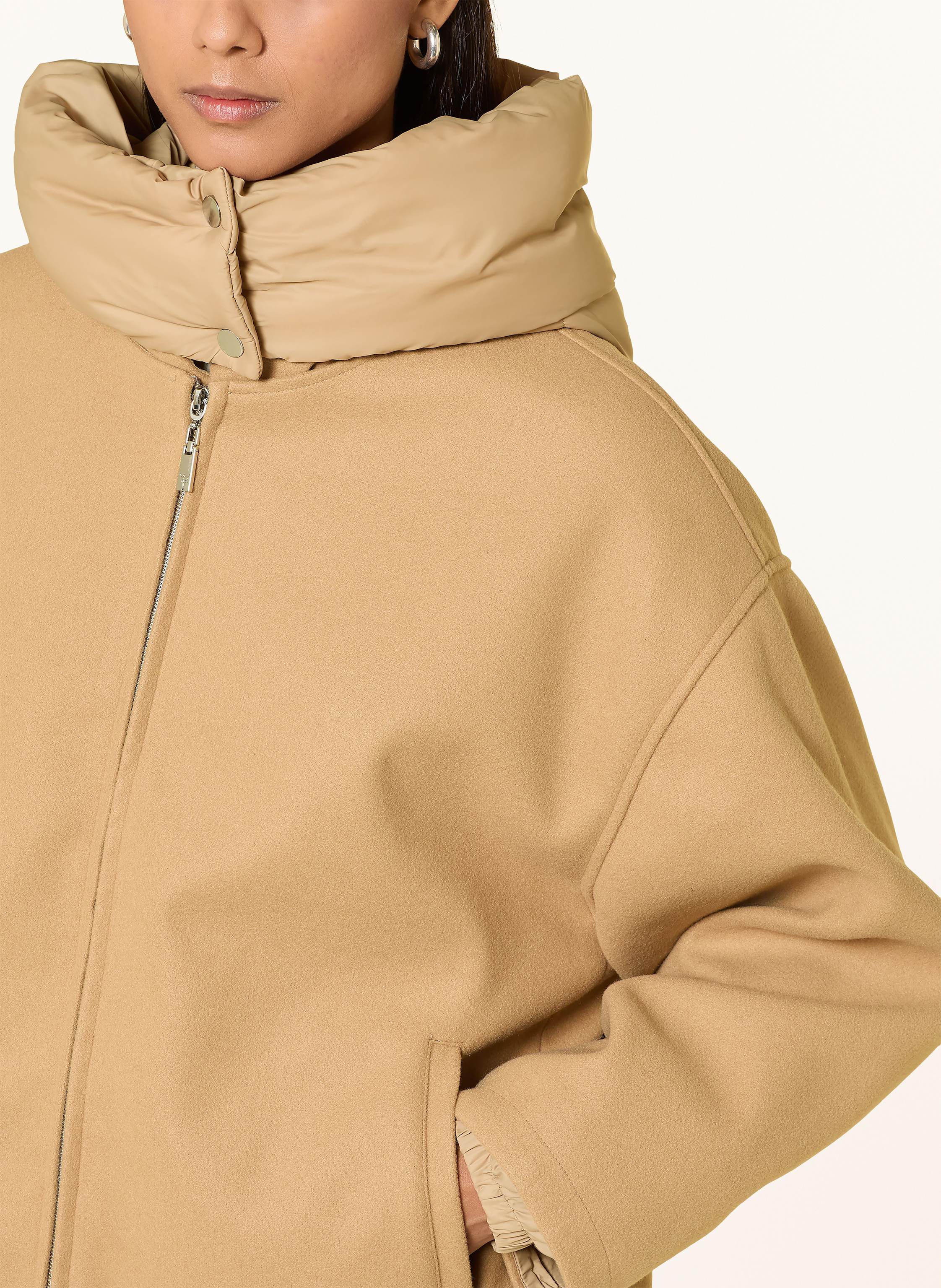 Thumbnail - Monari Jacke Mit Abnehmbarer Kapuze braun