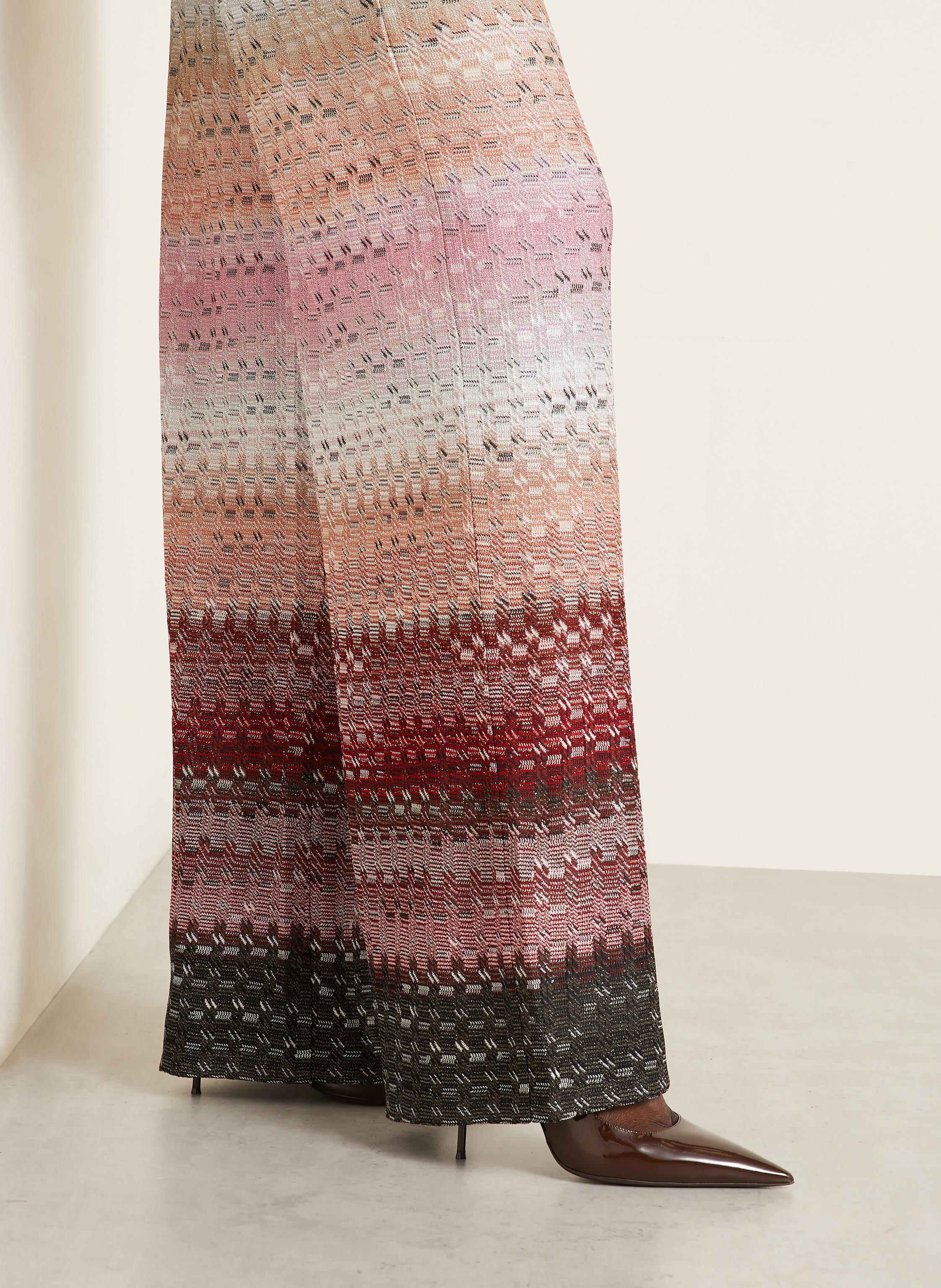 Thumbnail - Missoni Hose Mit Glitzergarn rosa