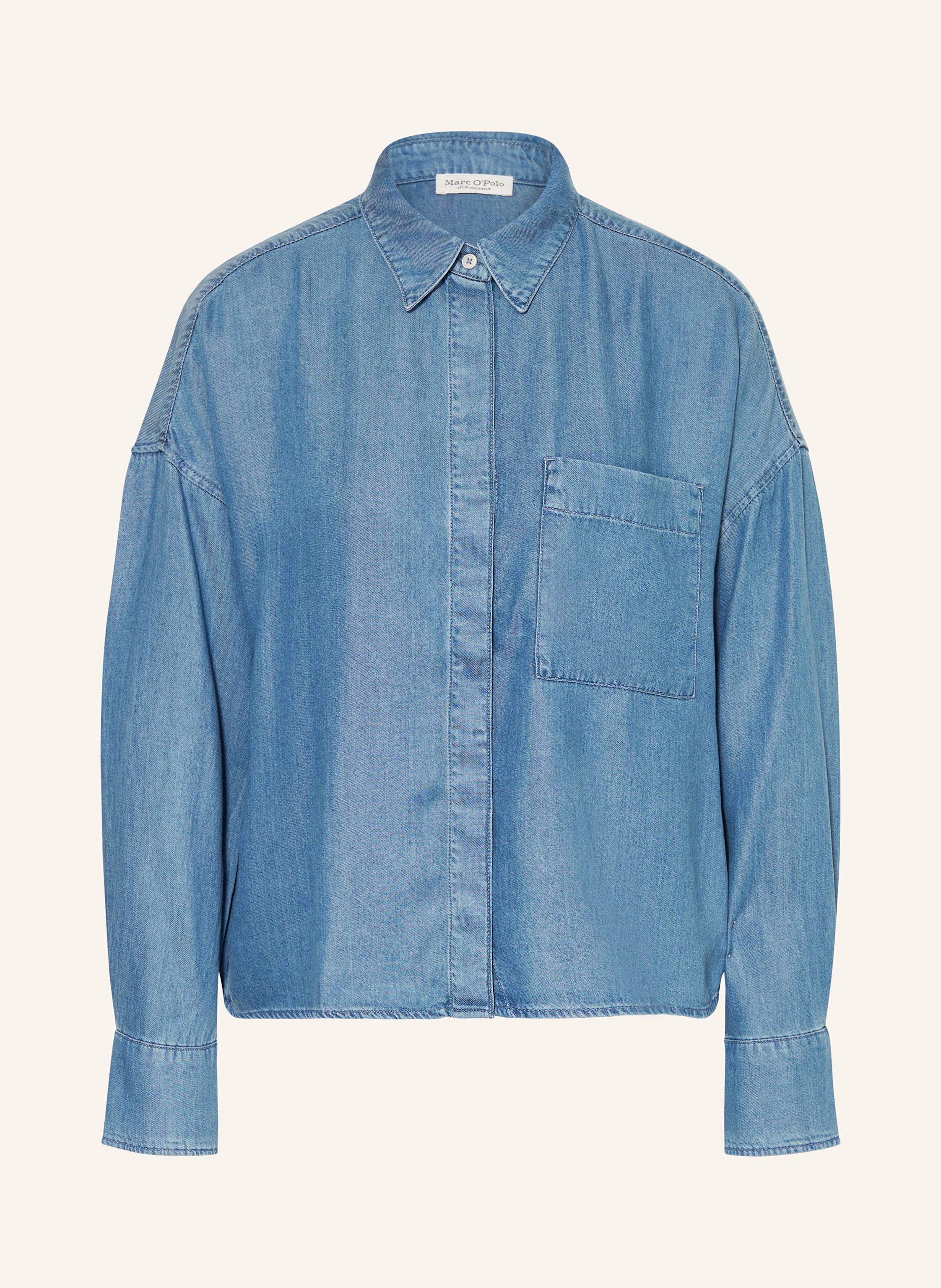 Marc O'polo Jeansbluse blau