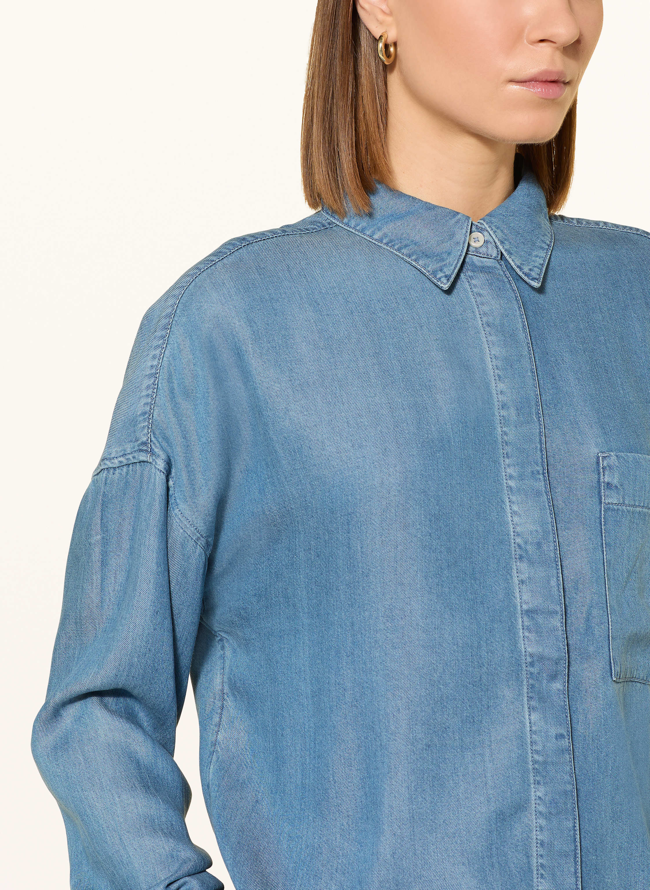 Thumbnail - Marc O'polo Jeansbluse blau