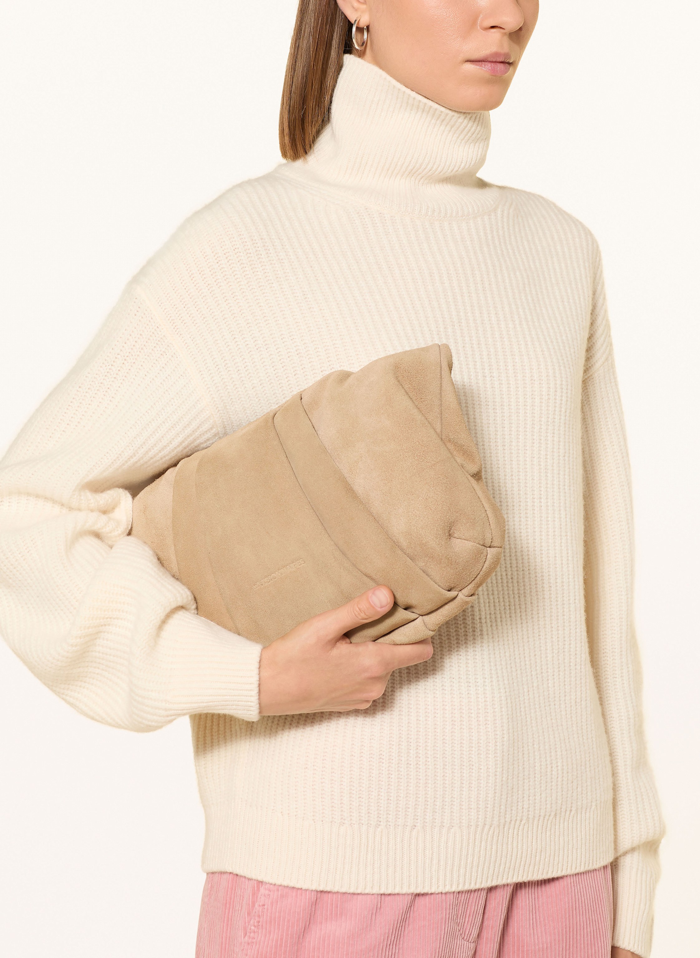 Thumbnail - Marc O'polo Rollkragen-Pullover weiss