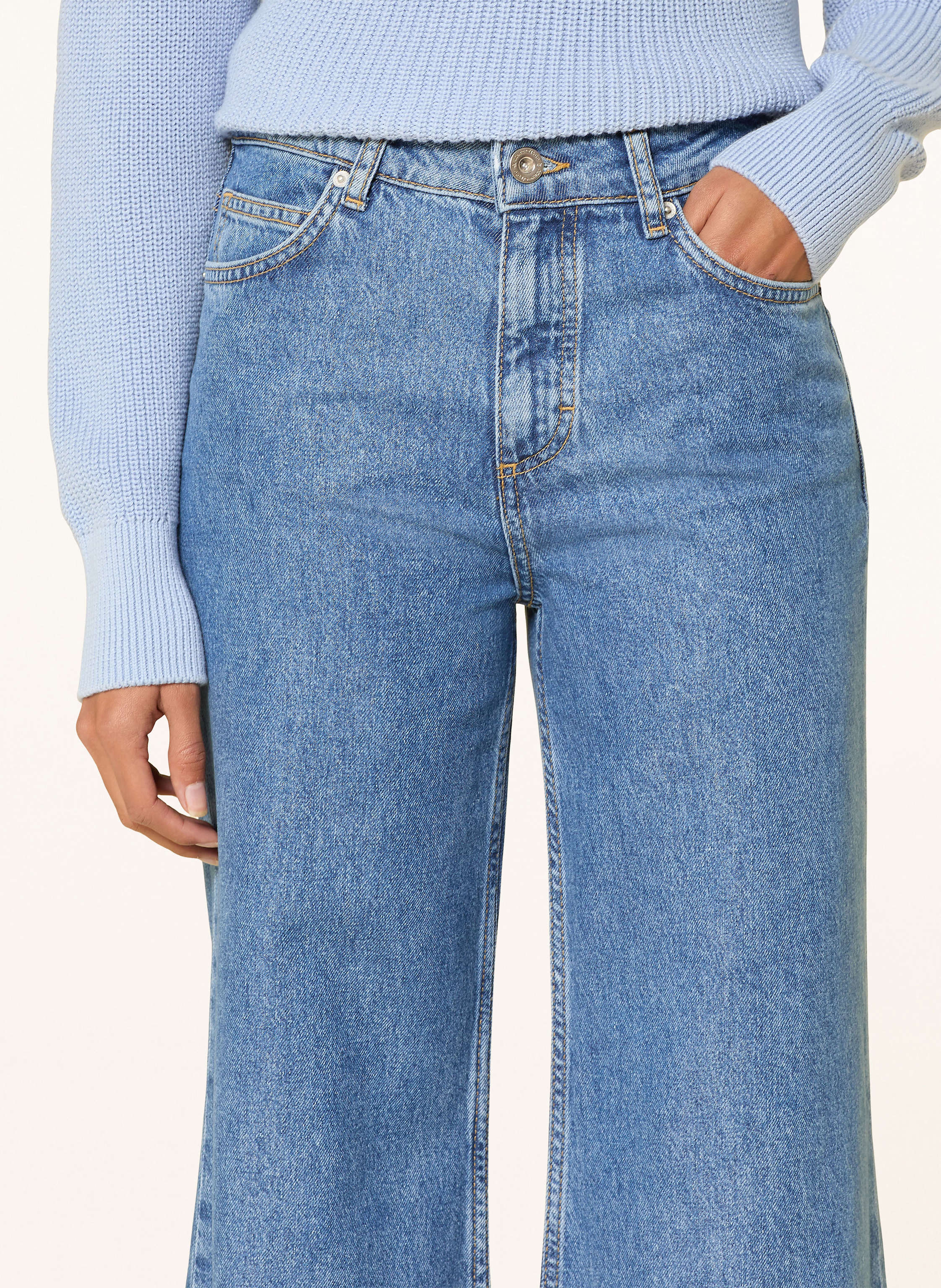 Thumbnail - Marc O'polo Flared Jeans blau