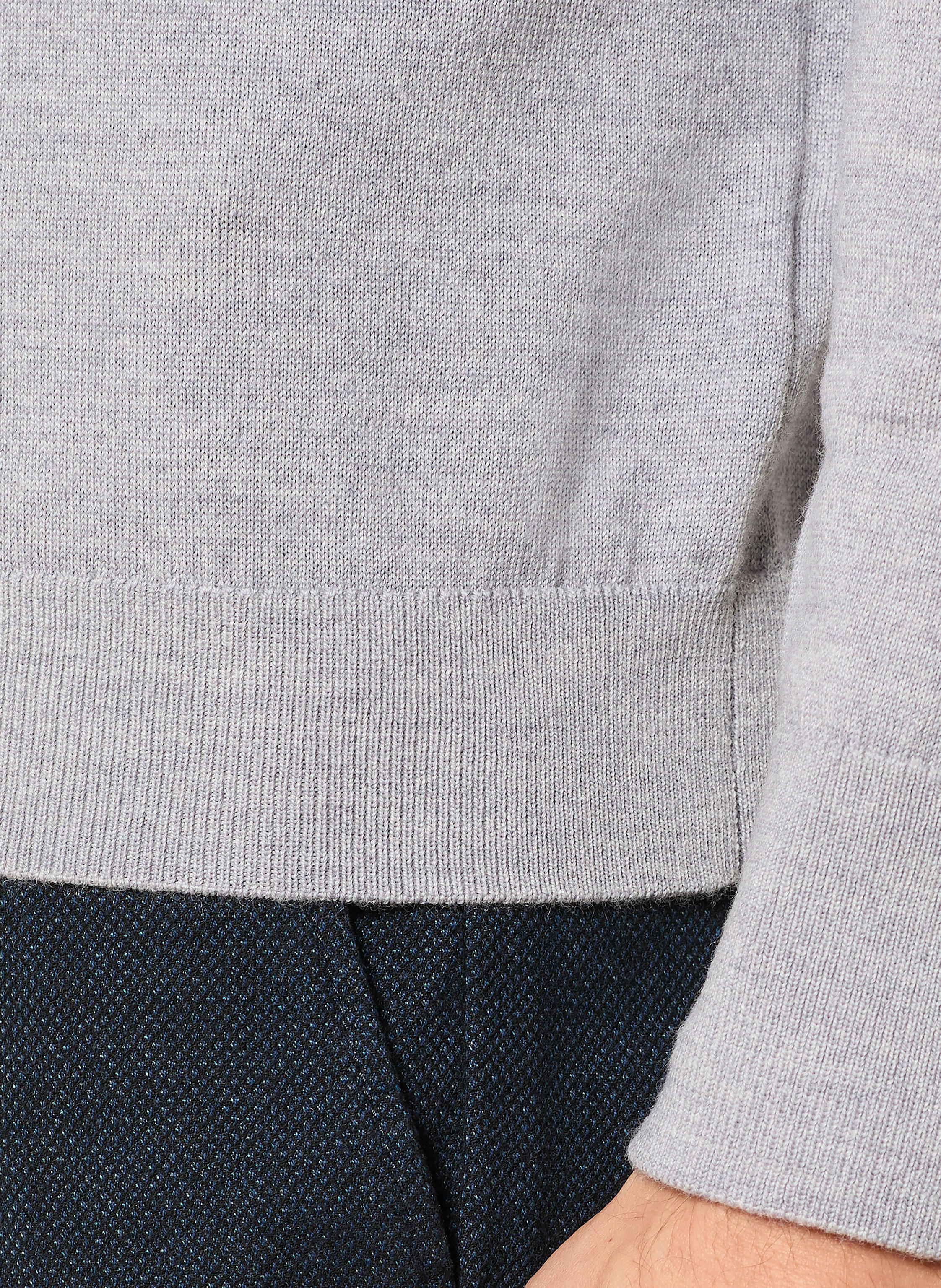 Thumbnail - Strokesman's Pullover Aus Merinowolle grau