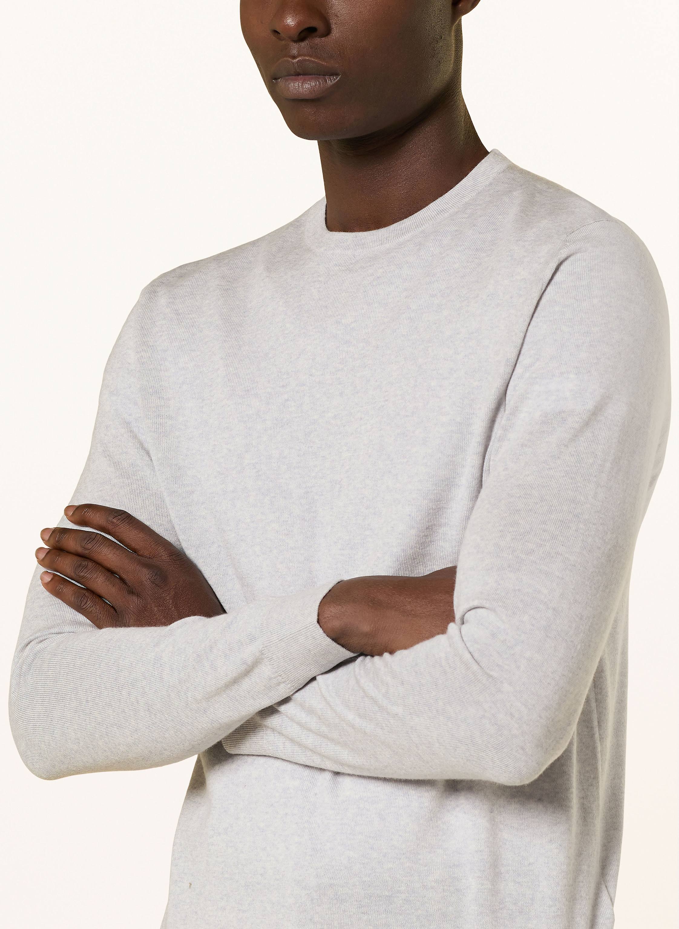 Thumbnail - Paul Pullover Aus Merinowolle silber