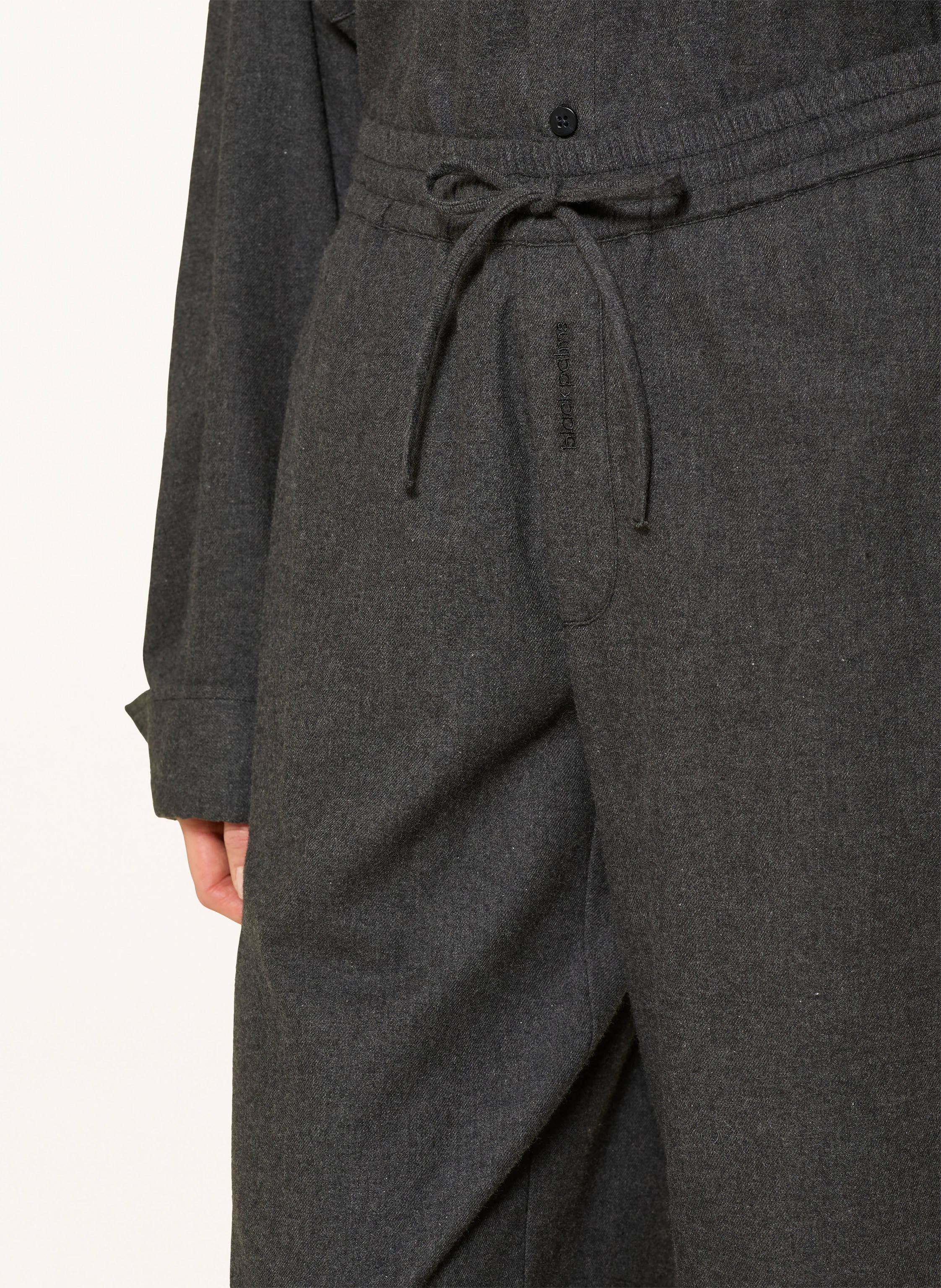 Thumbnail - Black Palms Hose Flanny Im Jogging-Stil grau