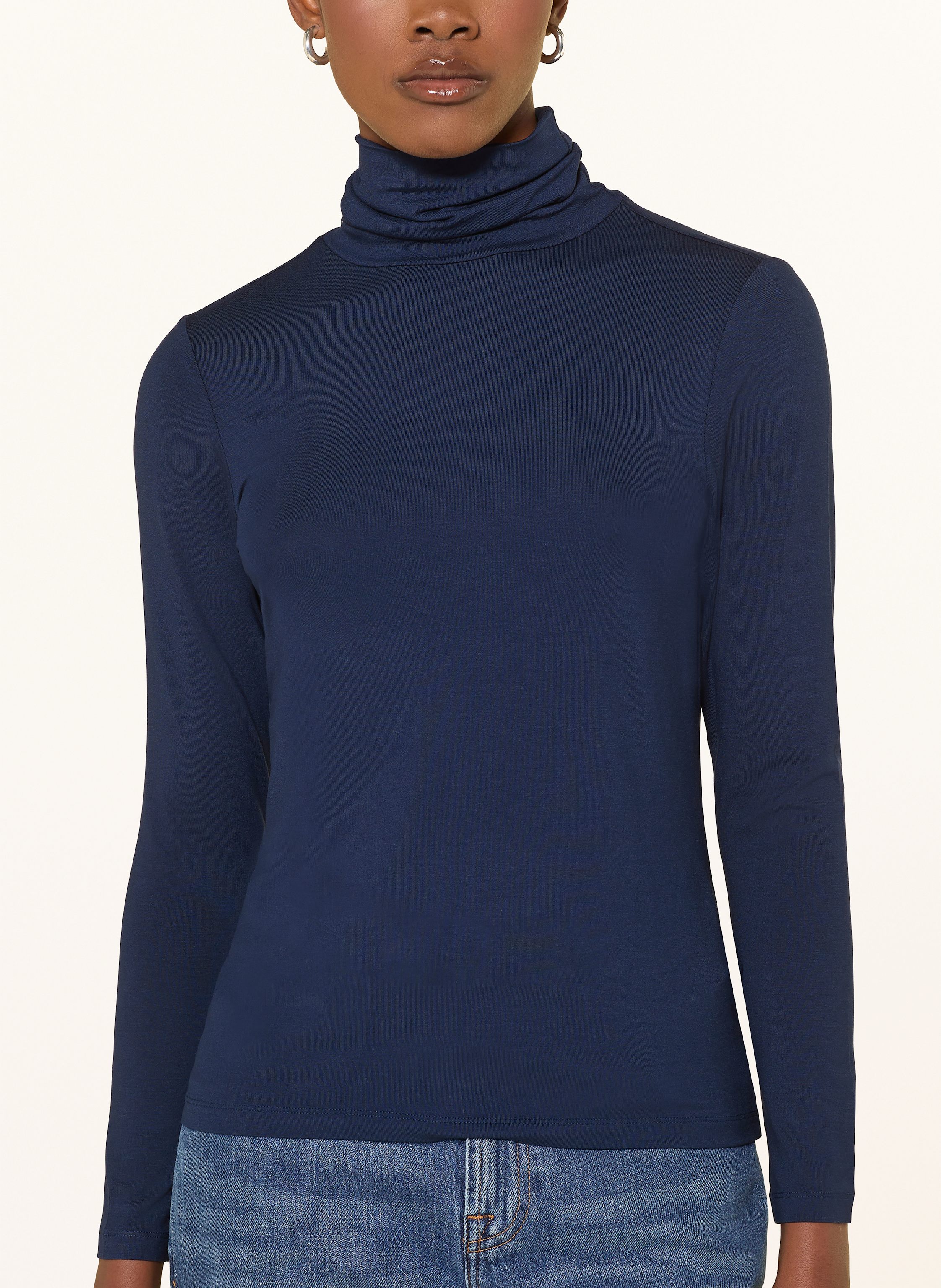 Thumbnail - Hobbs Rollkragenshirt Mischa blau