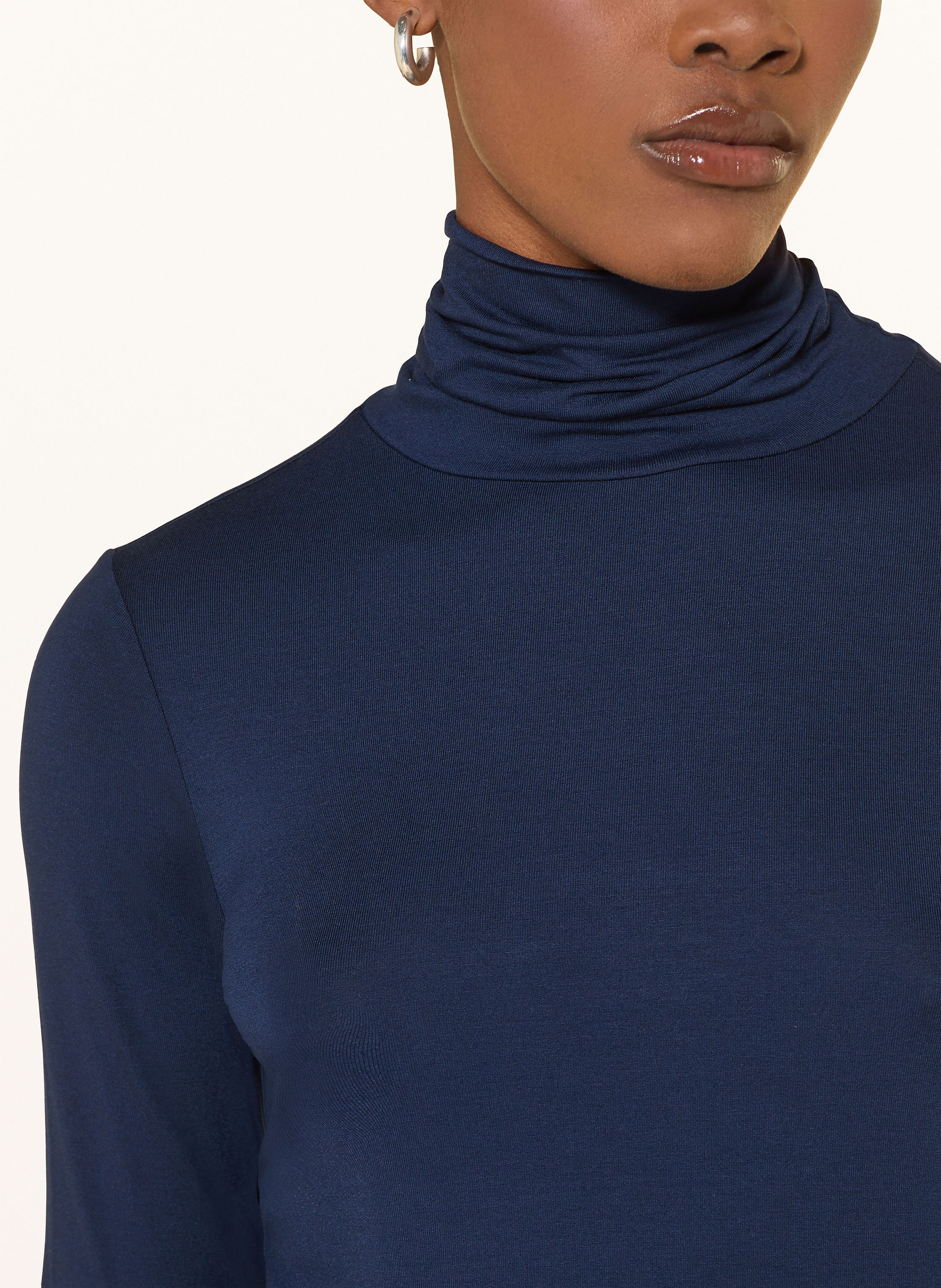 Thumbnail - Hobbs Rollkragenshirt Mischa blau