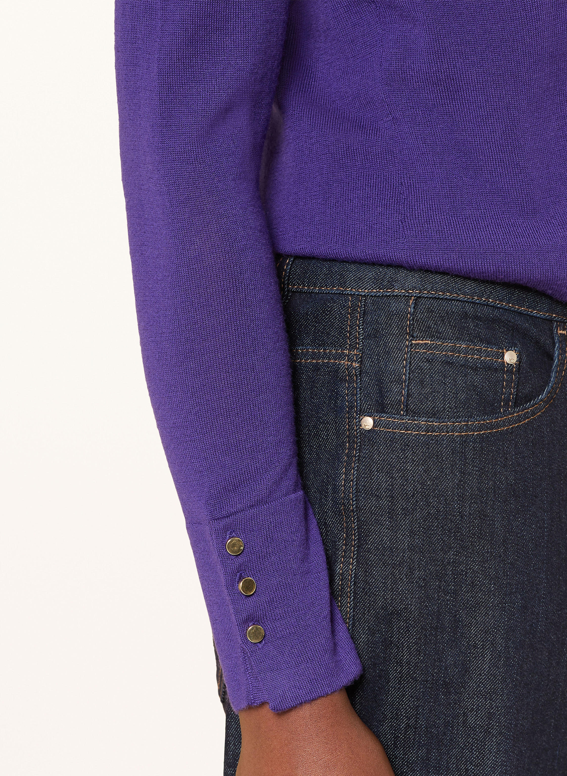 Thumbnail - Hobbs Pullover Penny Aus Merinowolle lila