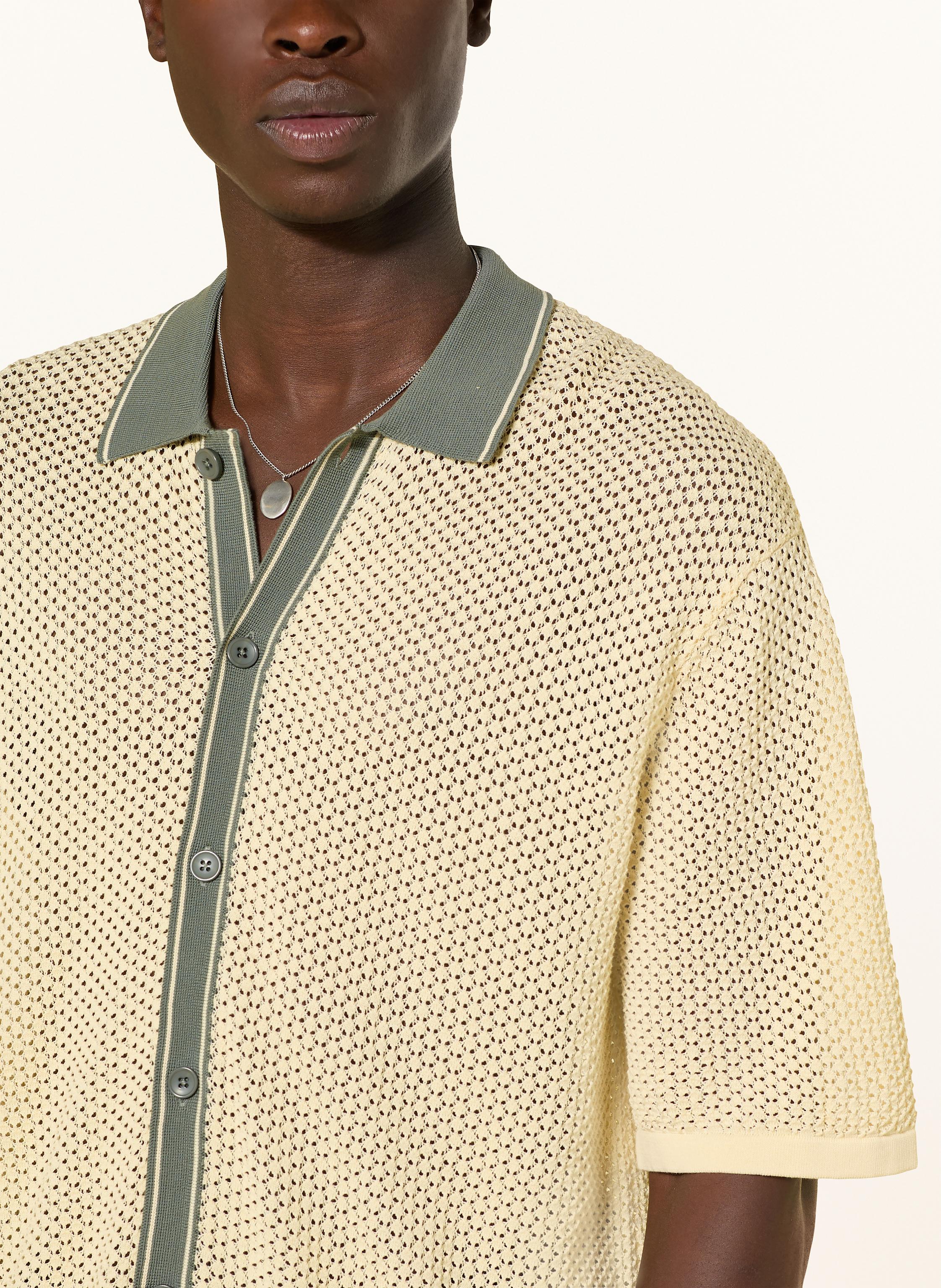 Thumbnail - Drykorn Strickhemd Dantte Relaxed Fit beige