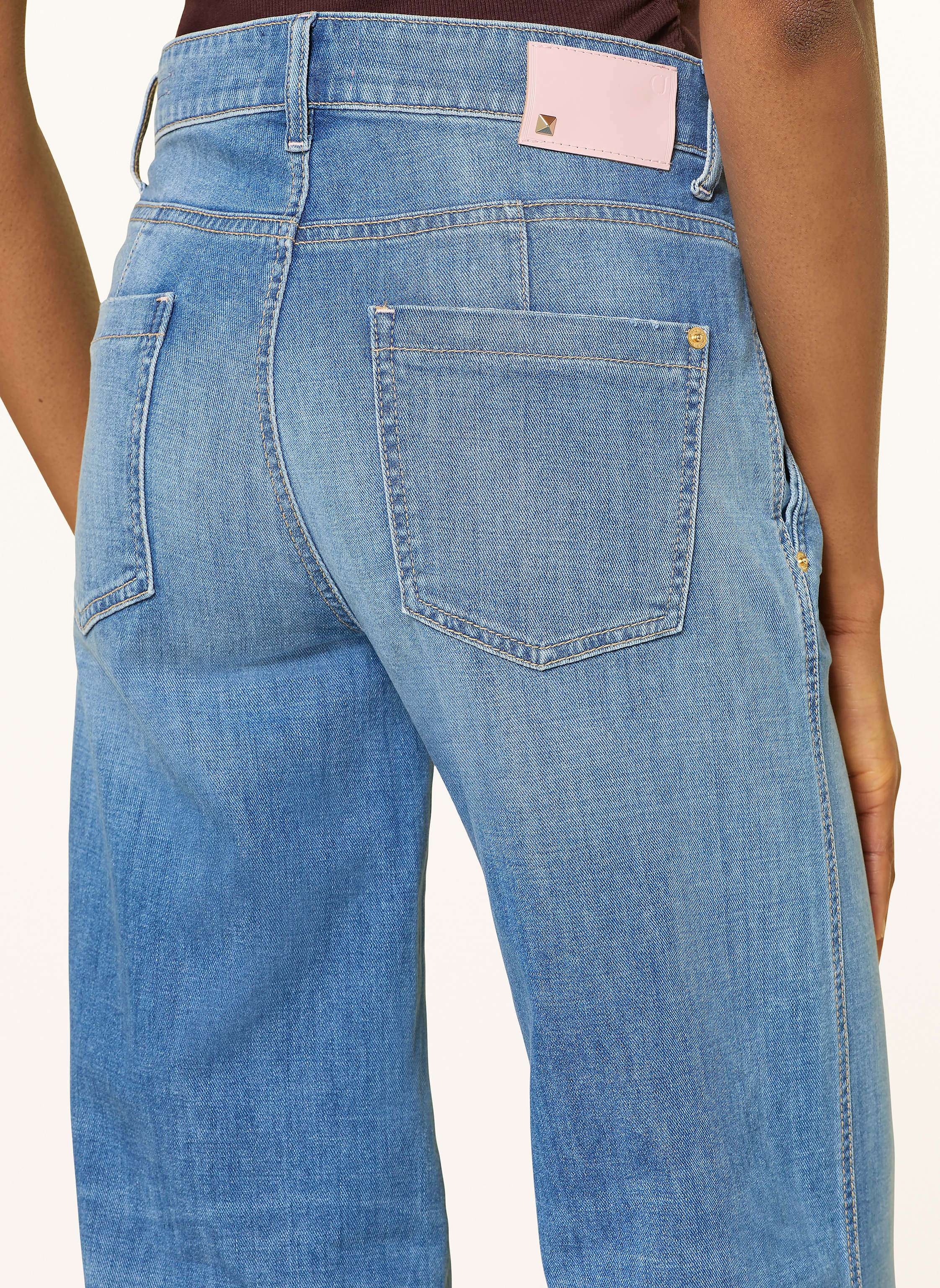 Thumbnail - Cambio Wide Leg Jeans Alek blau