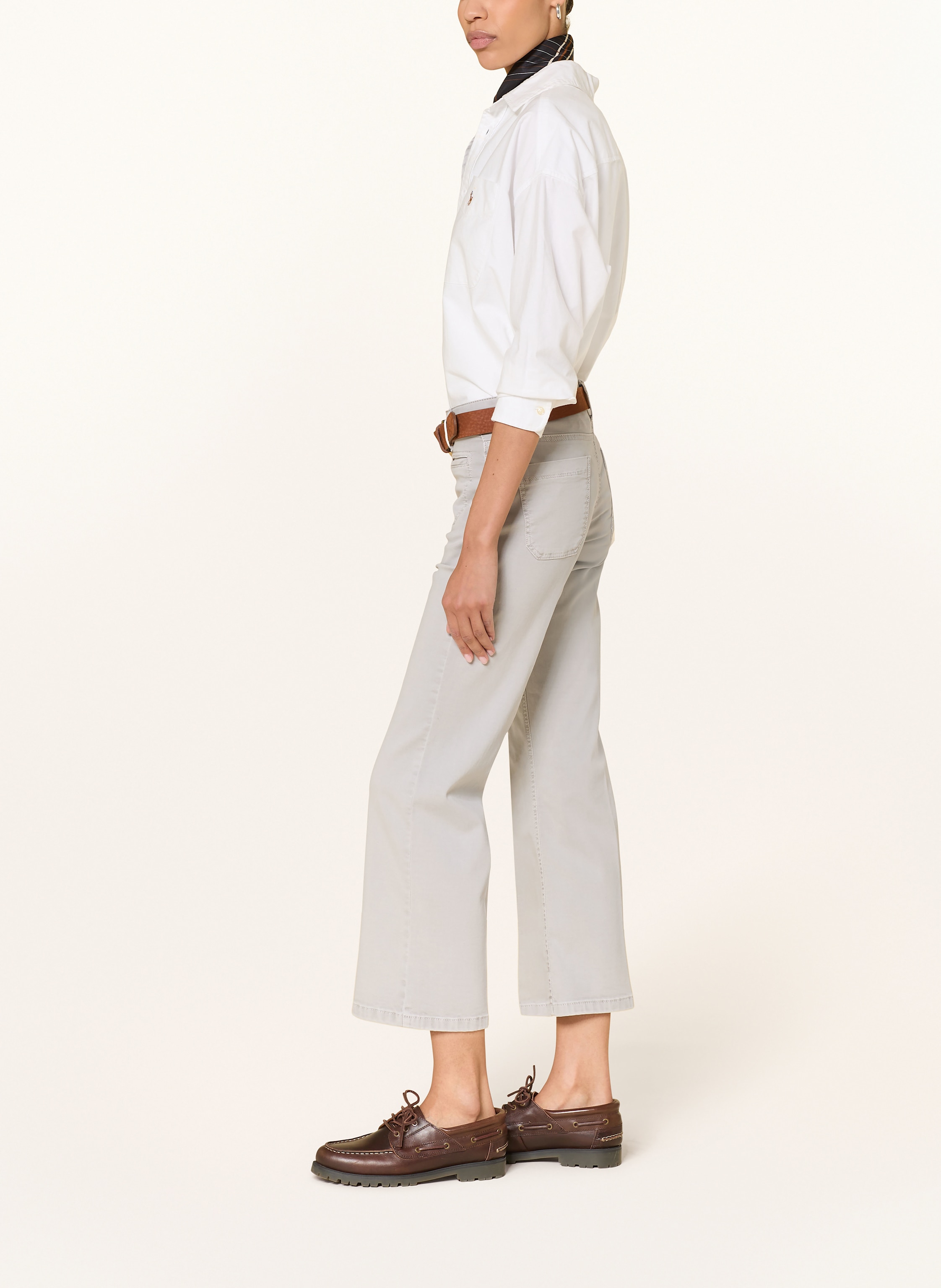 Thumbnail - Cambio Cropped Jeans Tess grau