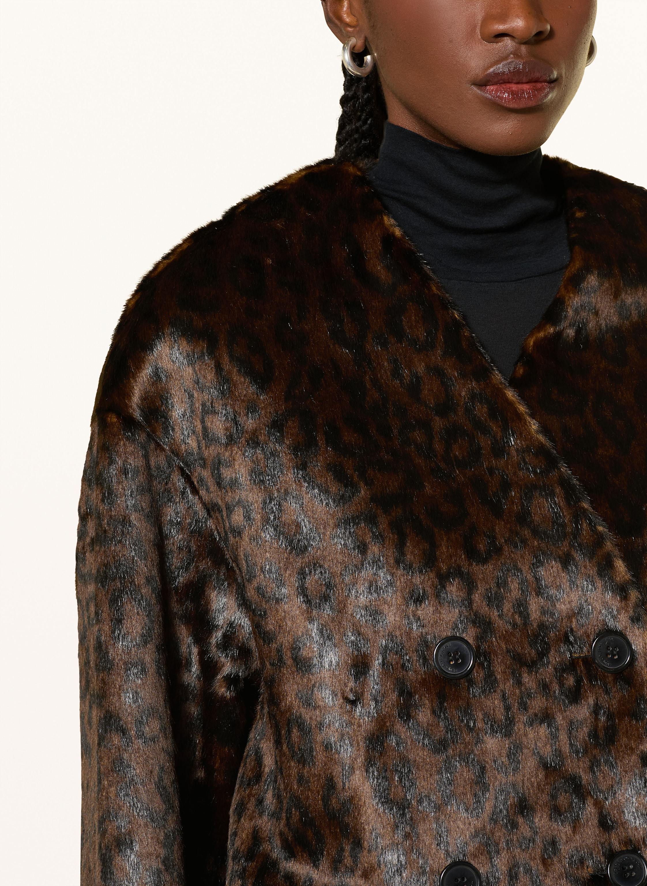 Thumbnail - The Frankie Shop Kunstfell-Jacke Valentina braun