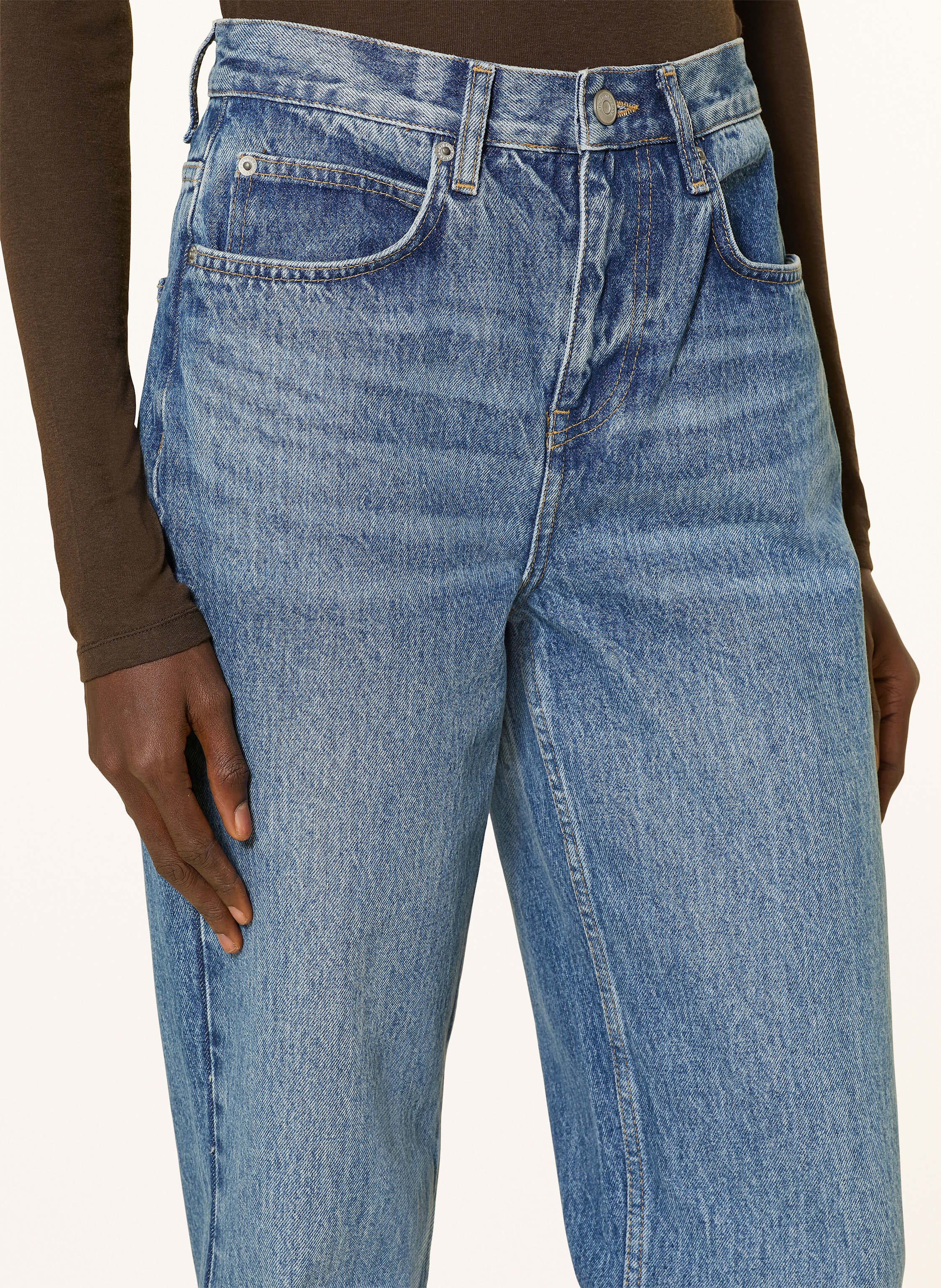 Thumbnail - The Frankie Shop Straight Jeans Dalston blau