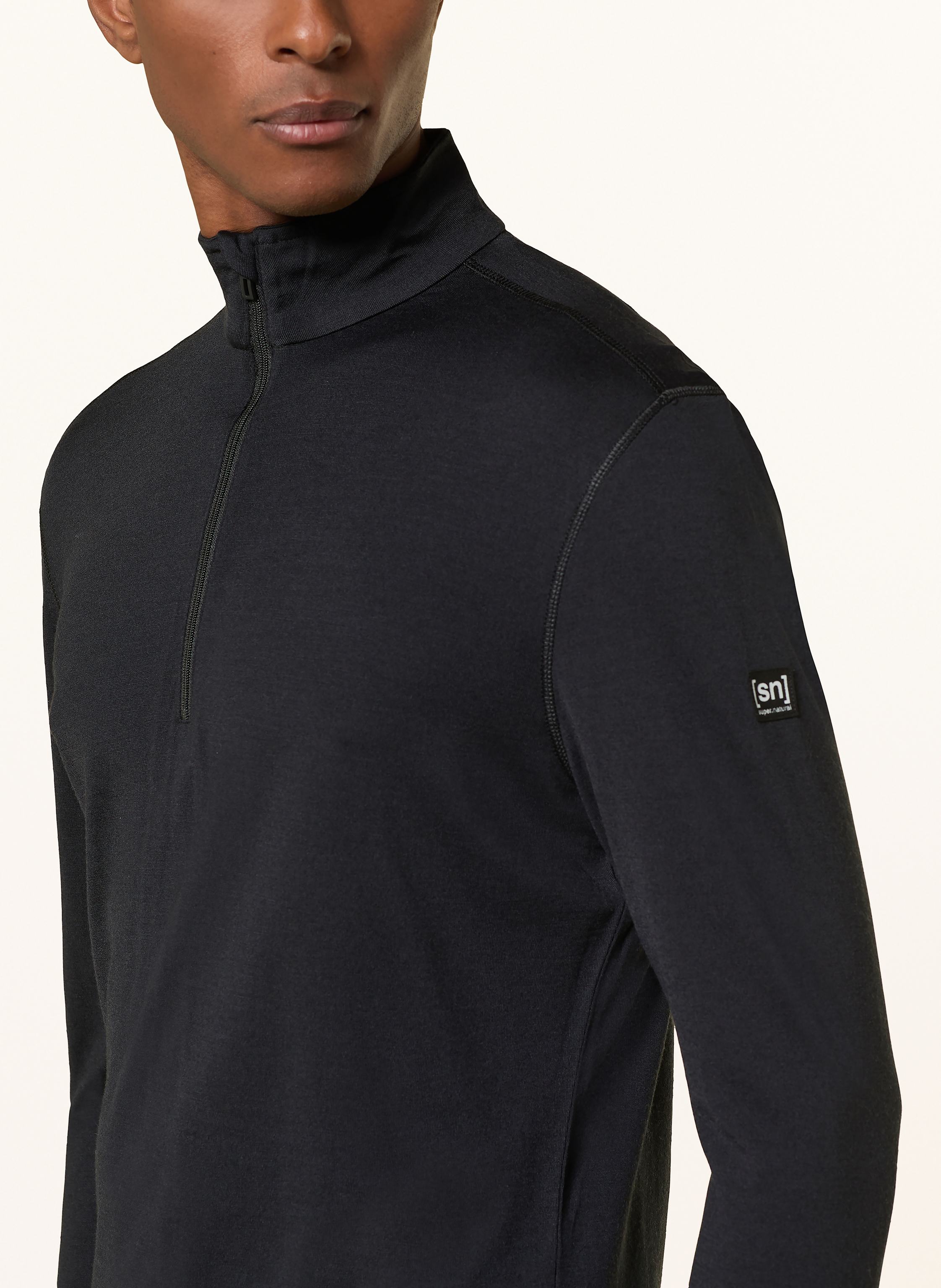 Thumbnail - Super.Natural Midlayer arctic230 Mit Merinowolle schwarz