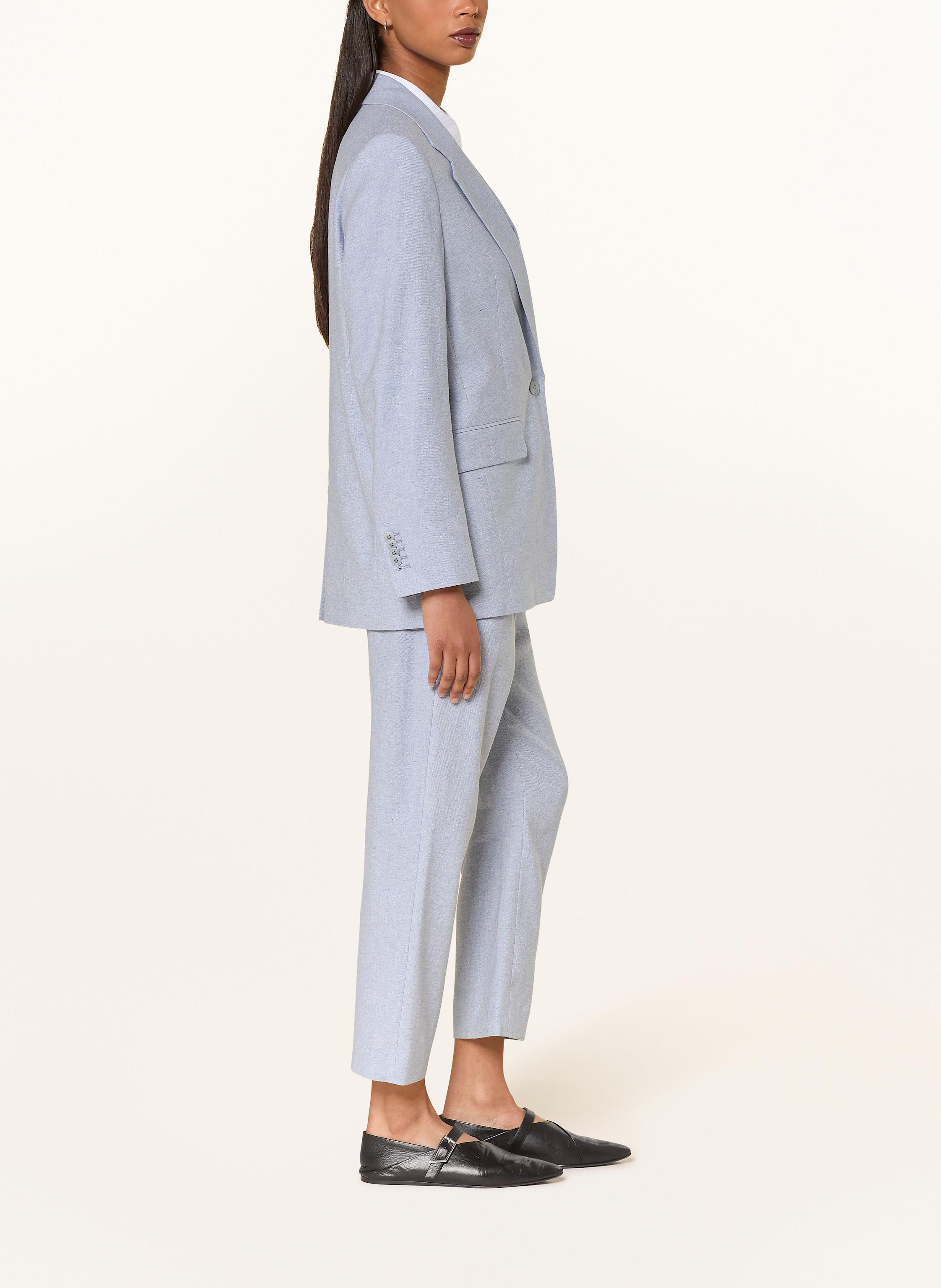 Thumbnail - Drykorn Marlenehose Dispatch Mit Leinen blau