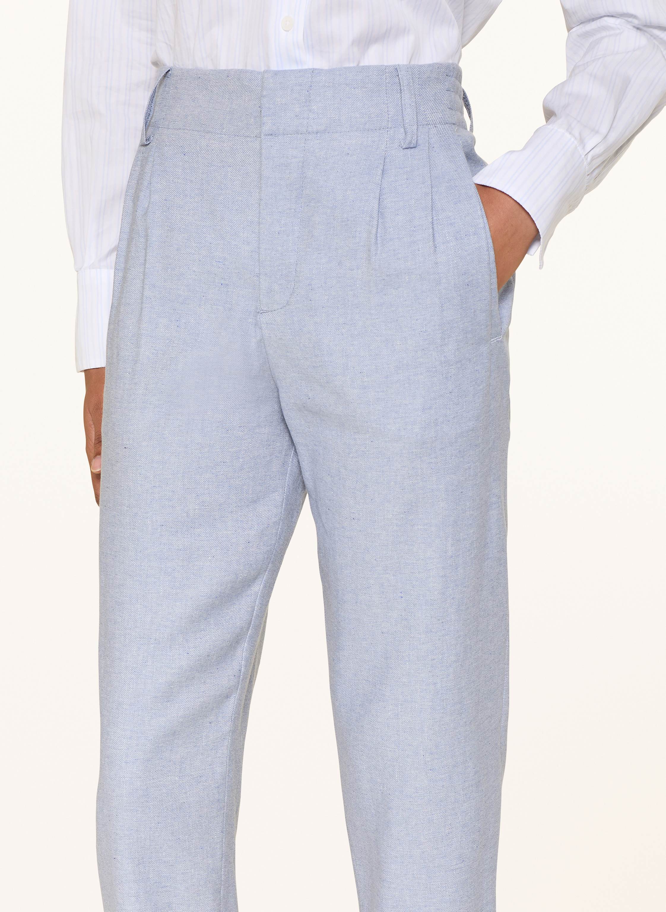 Thumbnail - Drykorn Marlenehose Dispatch Mit Leinen blau