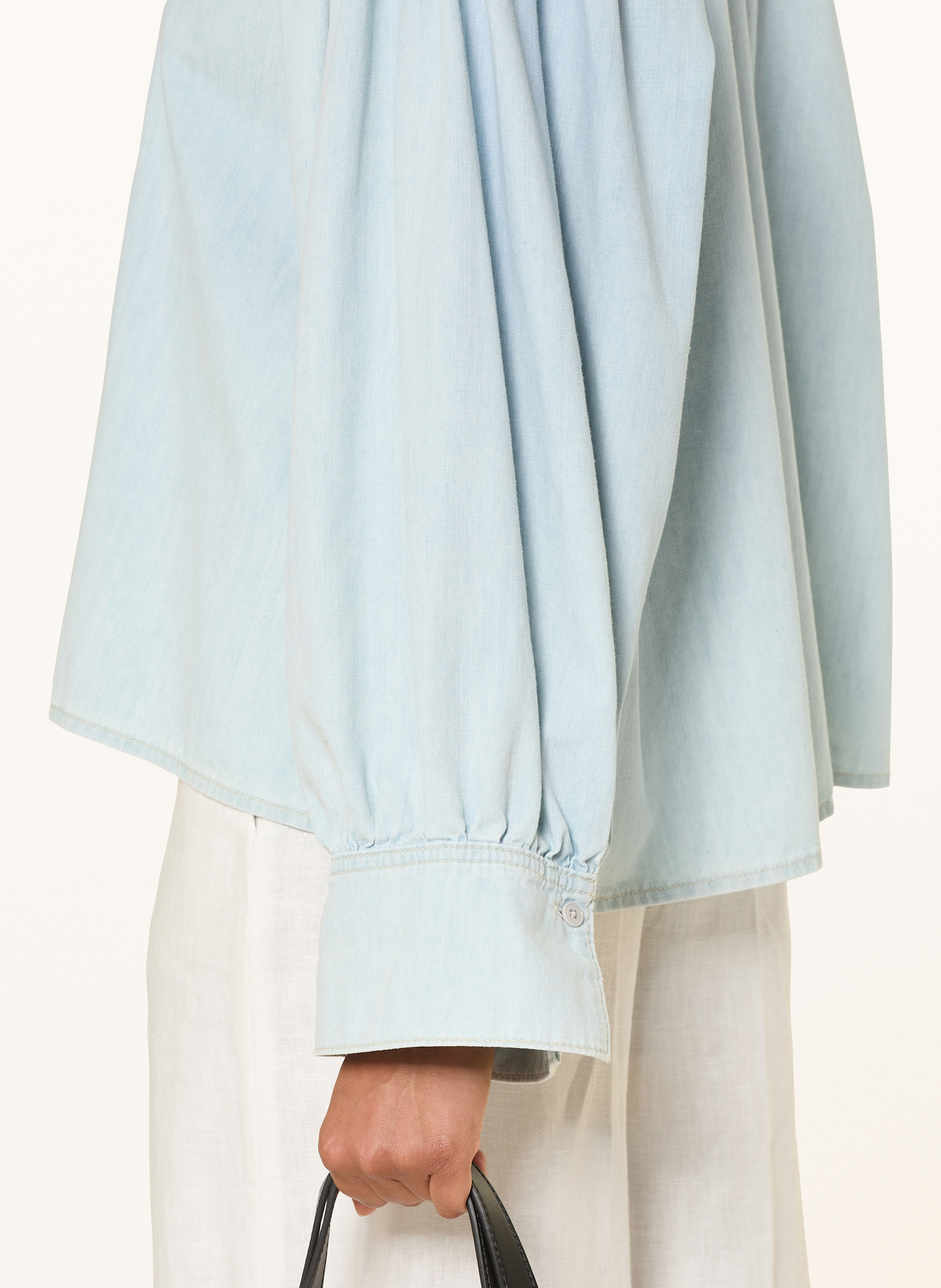 Thumbnail - Drykorn Hemdbluse Seleni blau