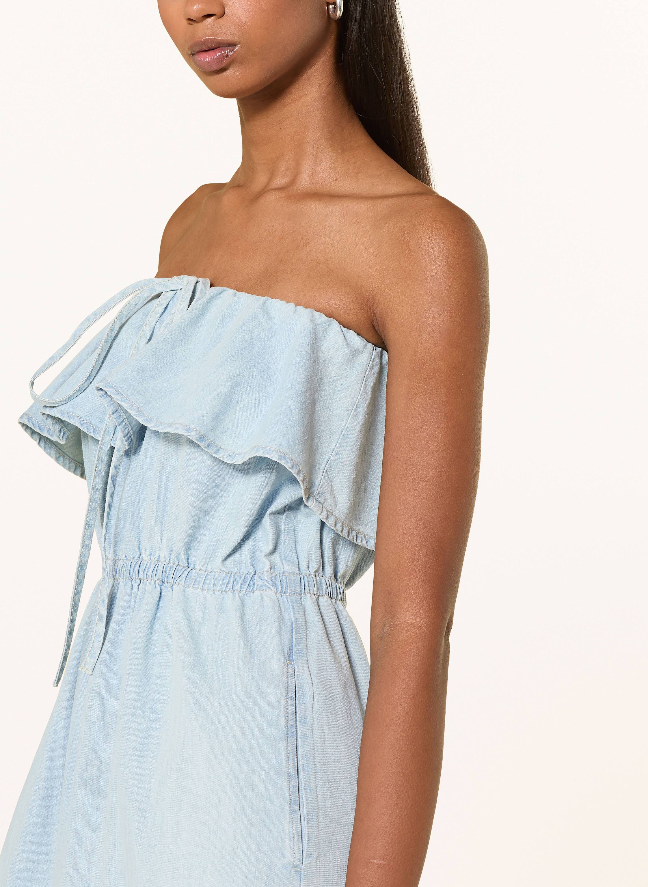 Thumbnail - Drykorn Off-Shoulder-Lumira In Jeansoptik blau