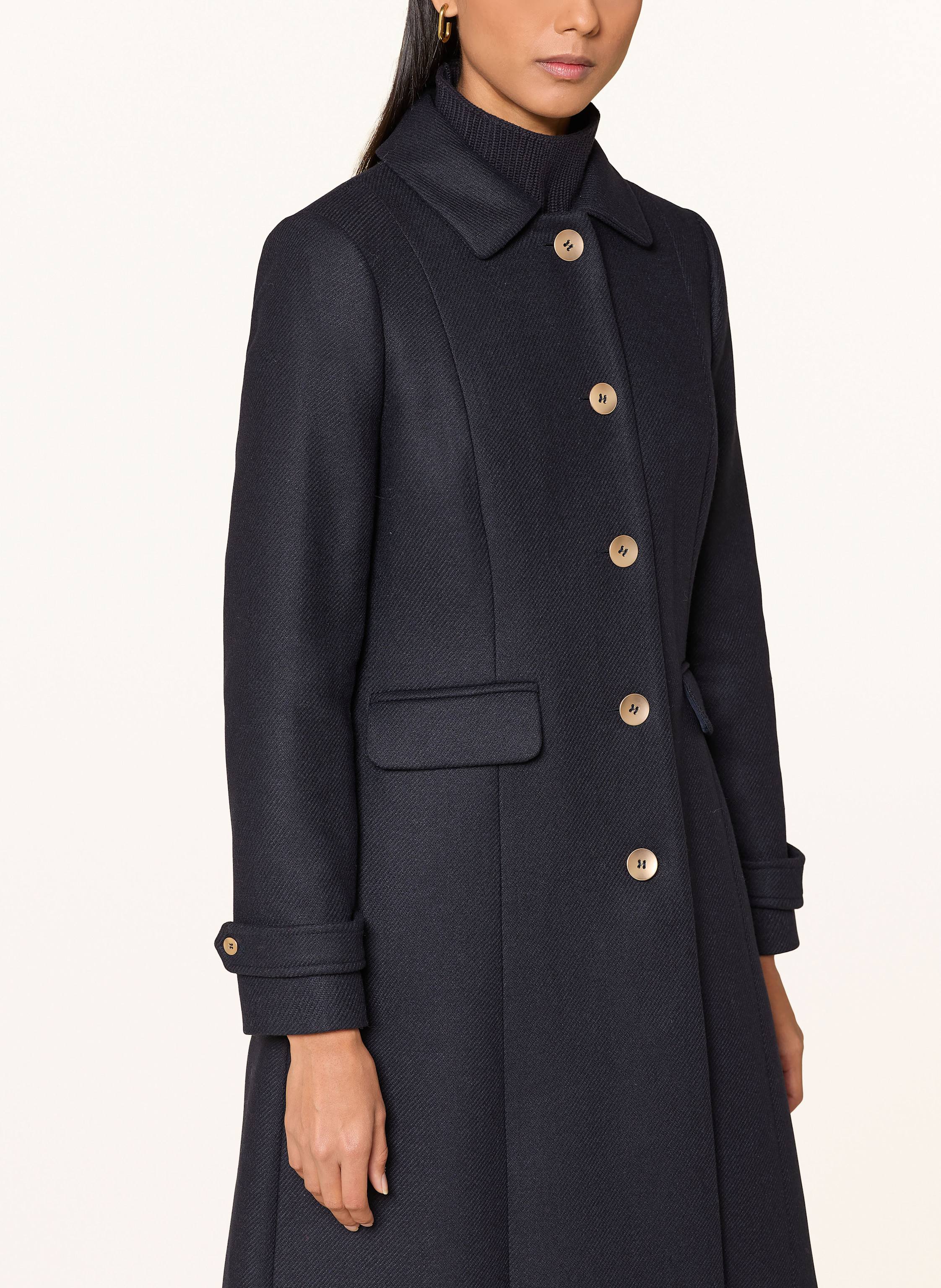 Thumbnail - Phase Eight Mantel Aurelie Mit Wolle blau