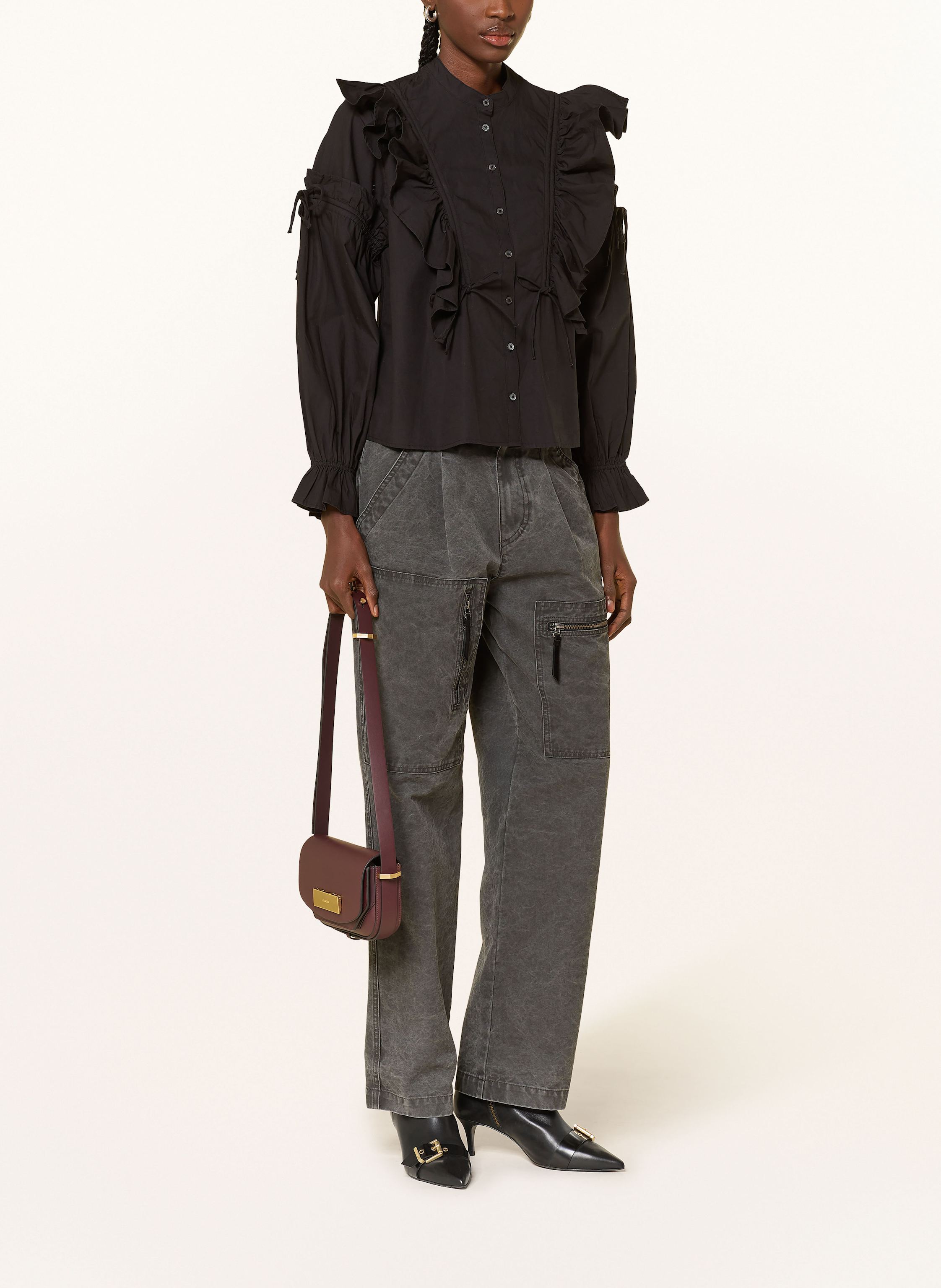 Thumbnail - Allsaints Umhängetasche Etta rot