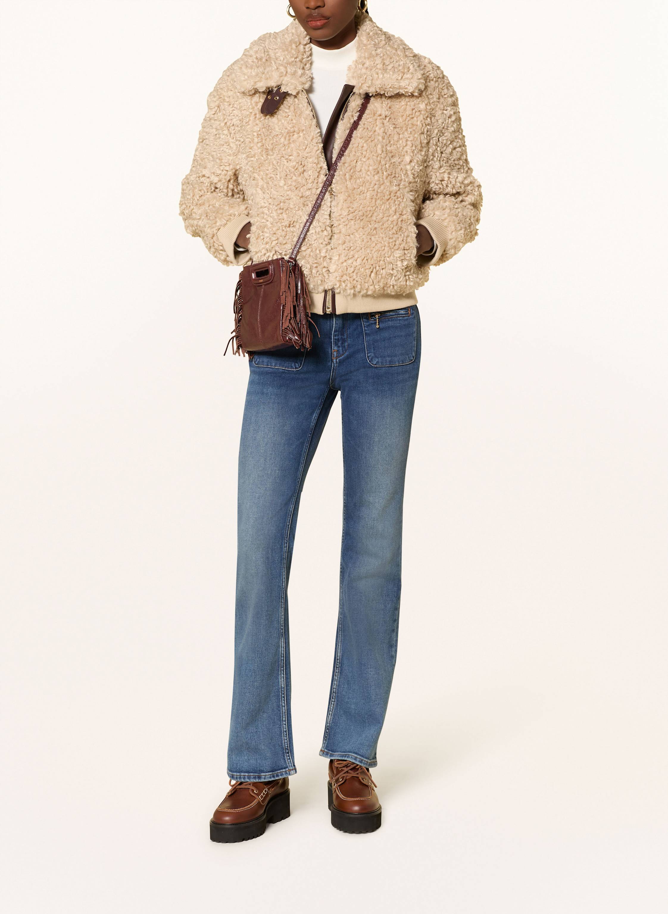 Thumbnail - Maje Handtasche braun