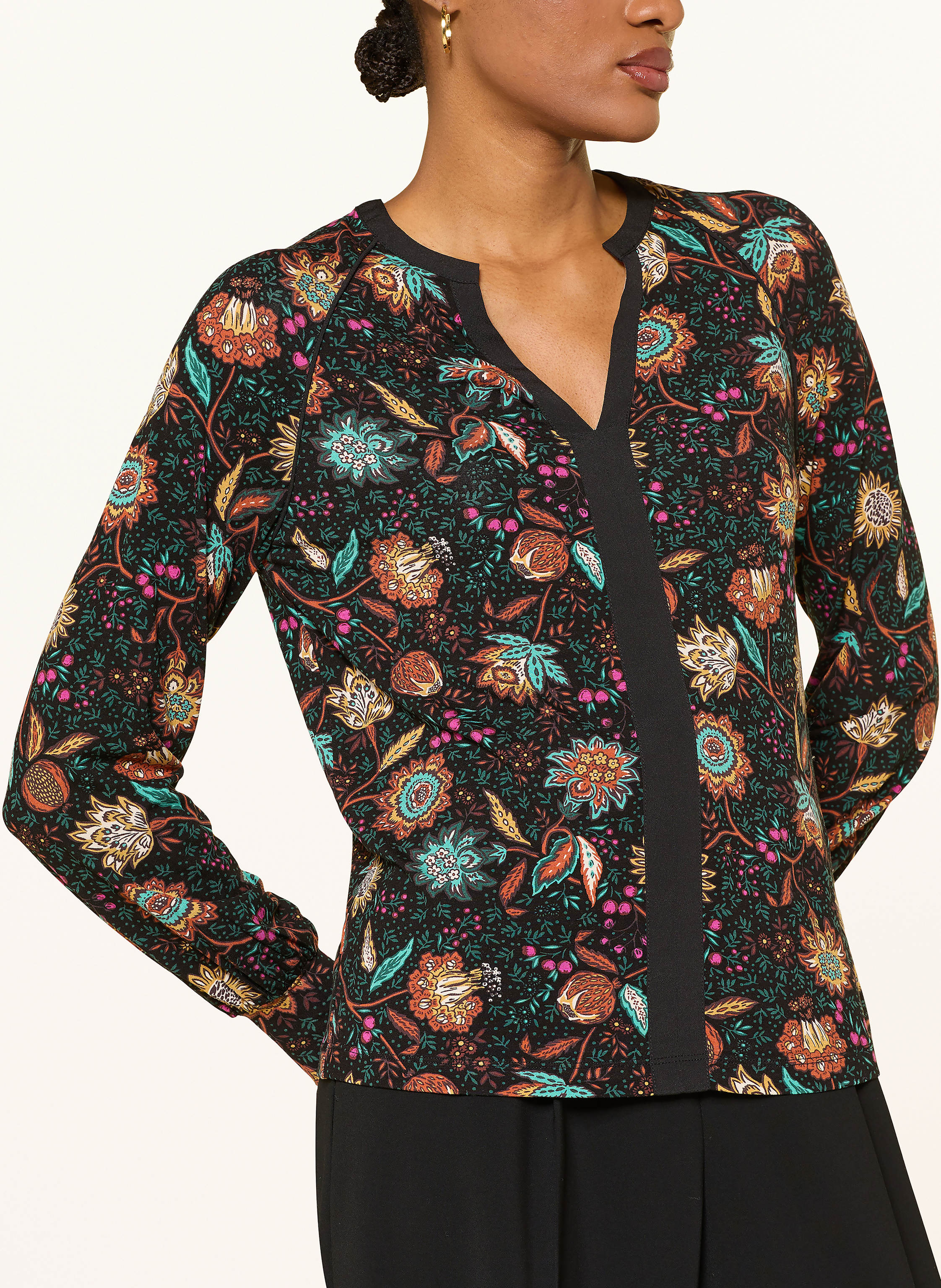 Thumbnail - Hobbs Blusenshirt Zelia Aus Jersey schwarz