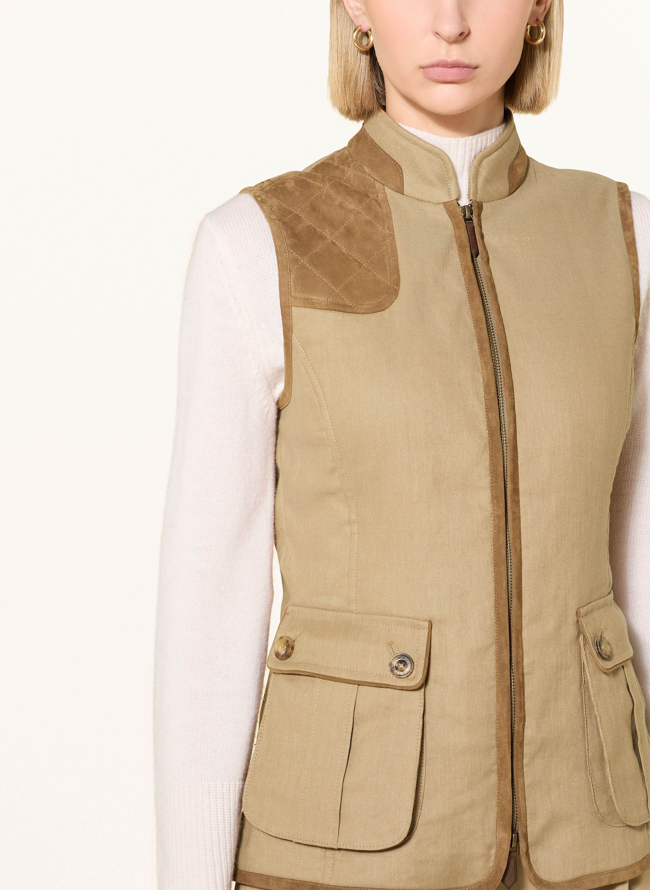 Thumbnail - Habsburg Trachtenweste Falkenstein Mit Leinen beige