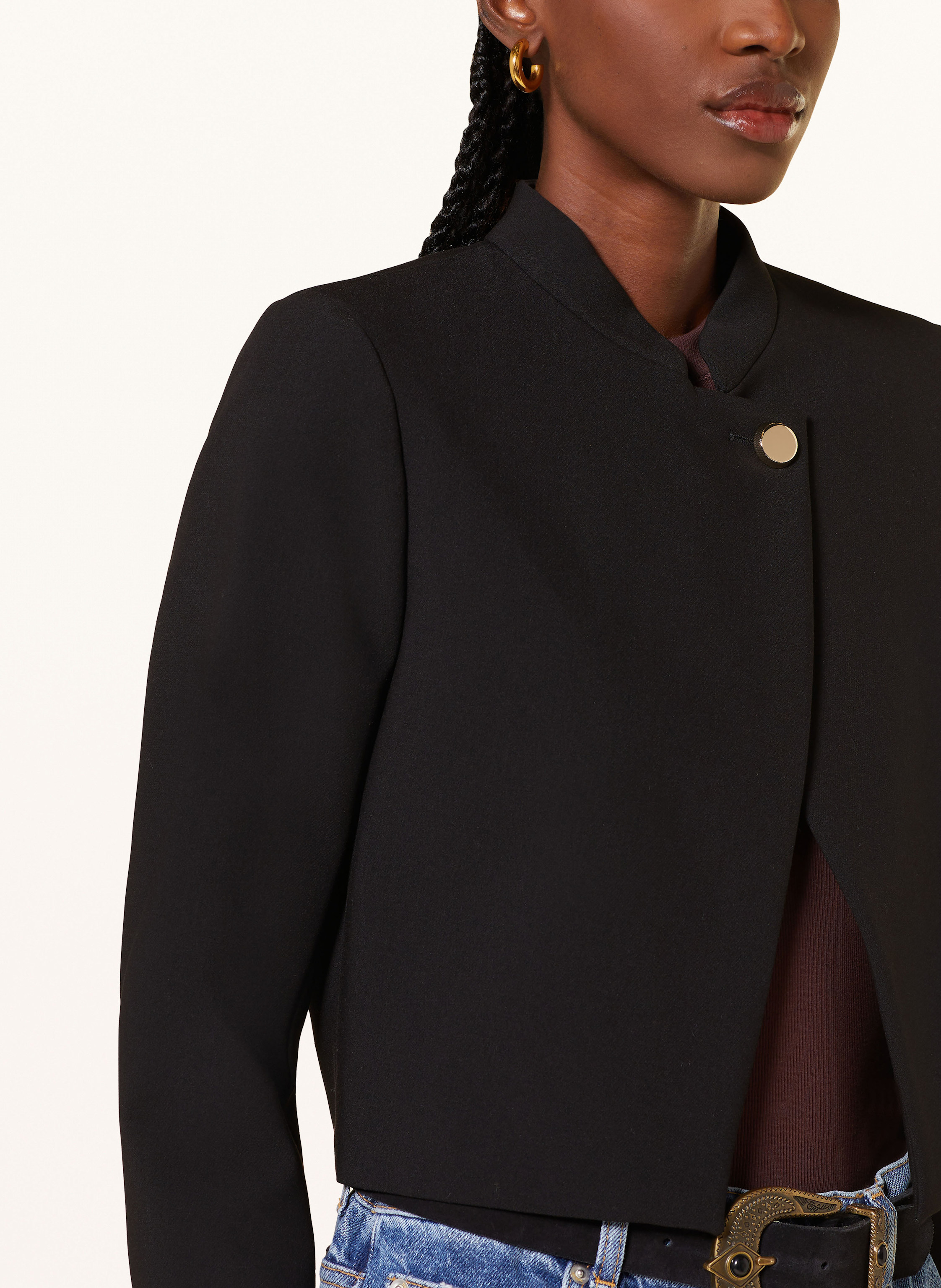 Thumbnail - Ba&Sh Kastenjacke Chroma schwarz