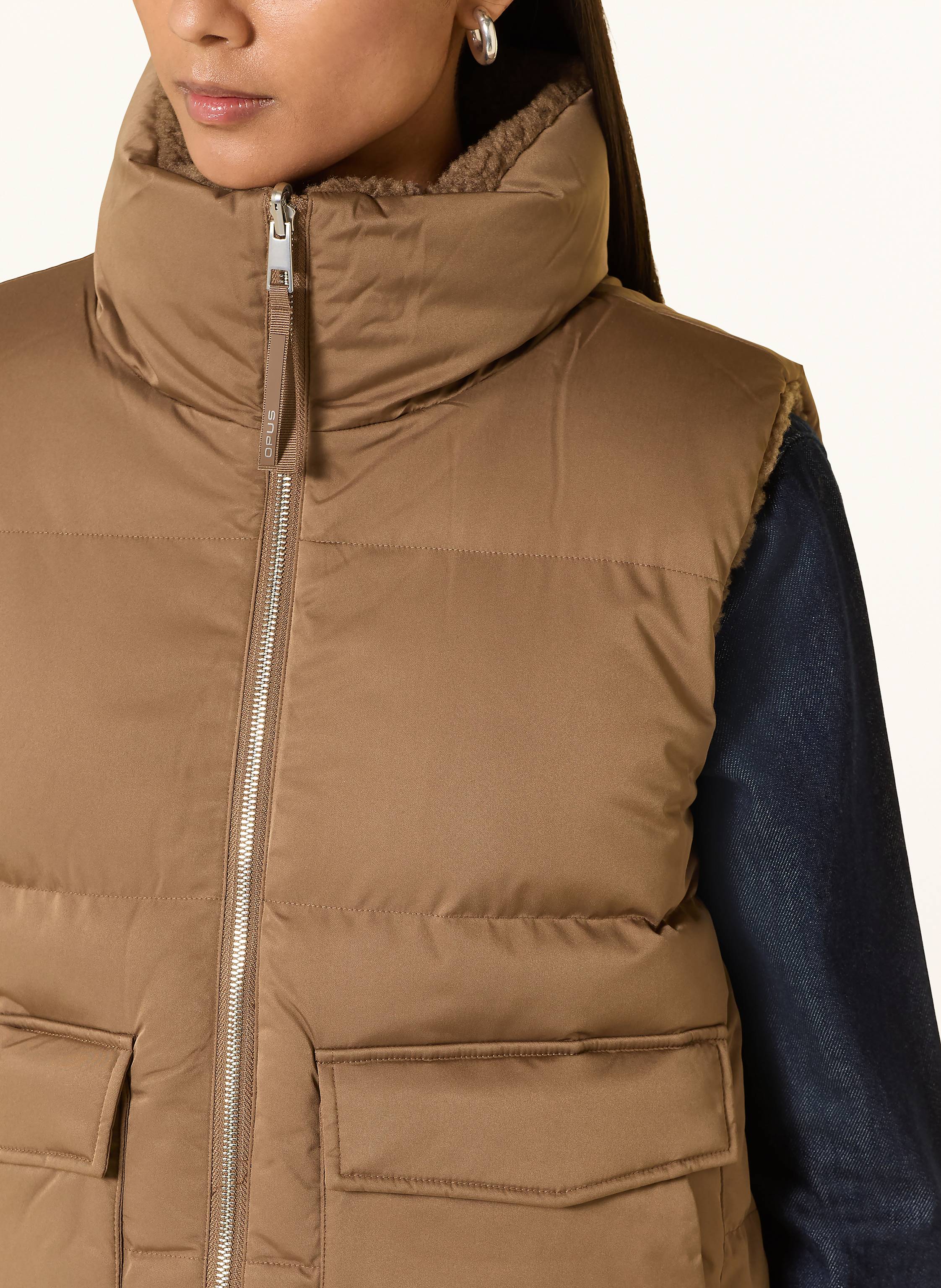 Thumbnail - Opus Steppweste Wendara Zum Wenden braun