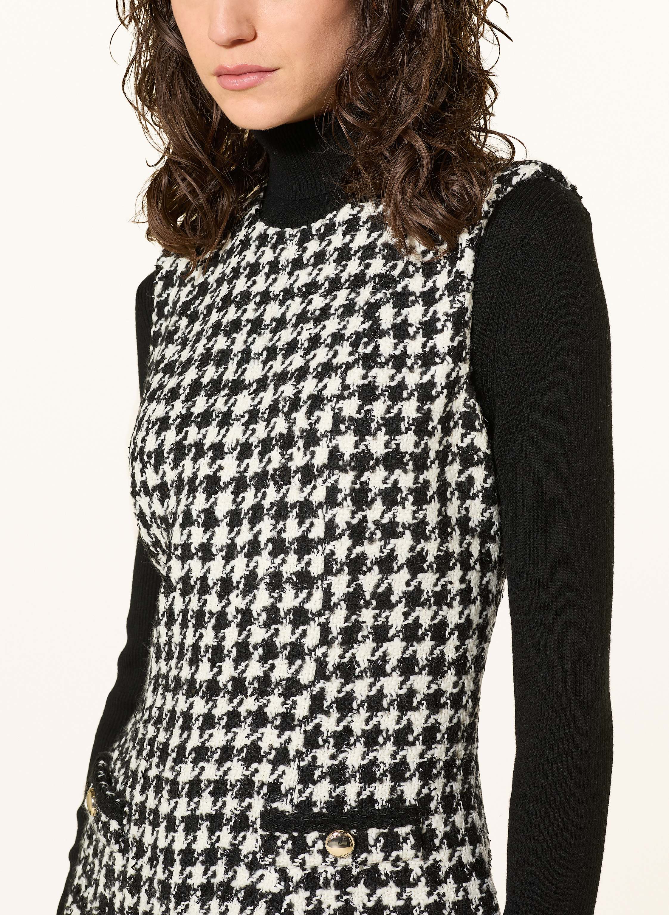 Thumbnail - Maje Bouclé-Kleid schwarz