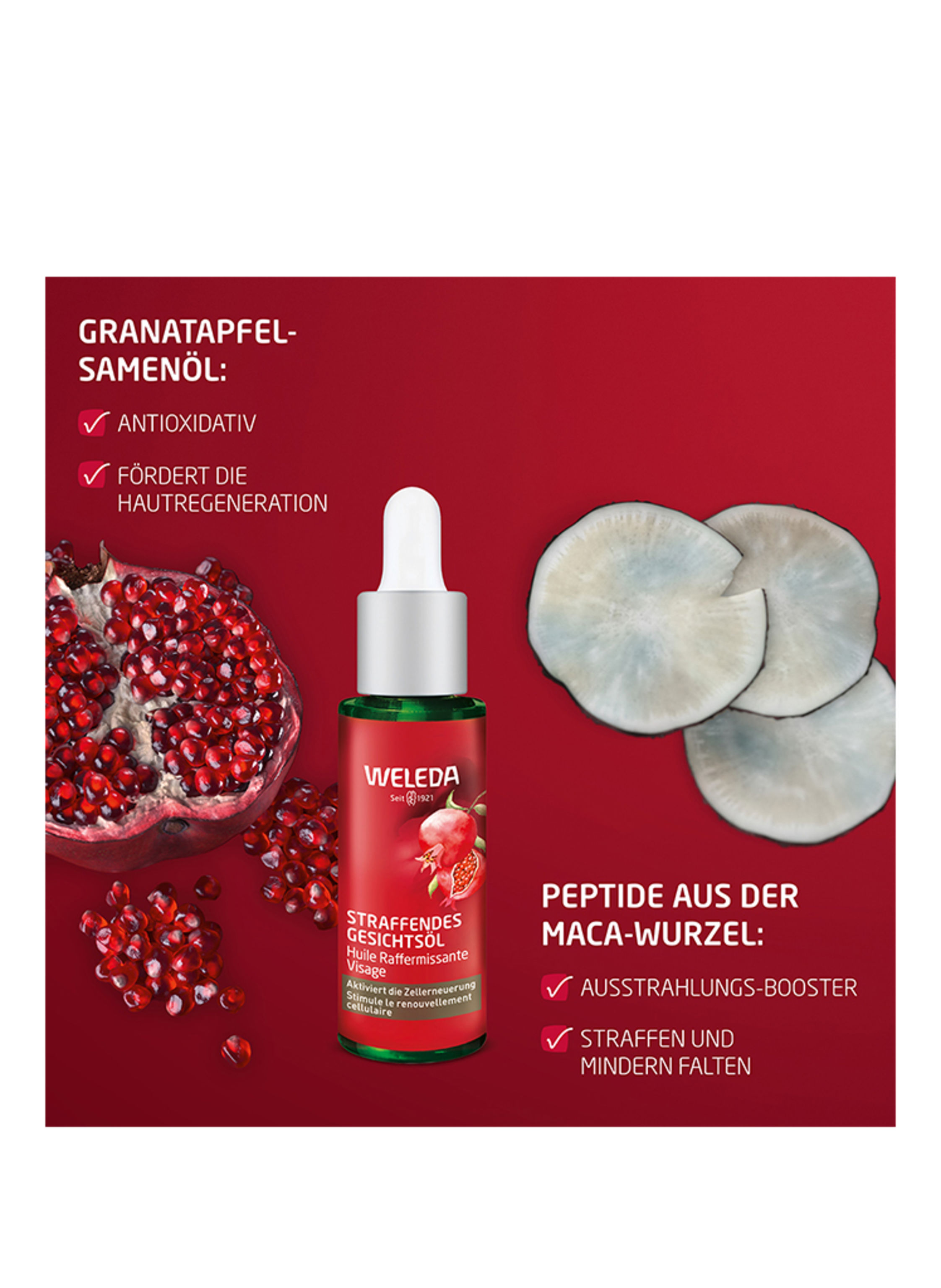 Thumbnail - Weleda Straffendes Gesichtsöl Granatapfel Gesichtsöl 30 ml