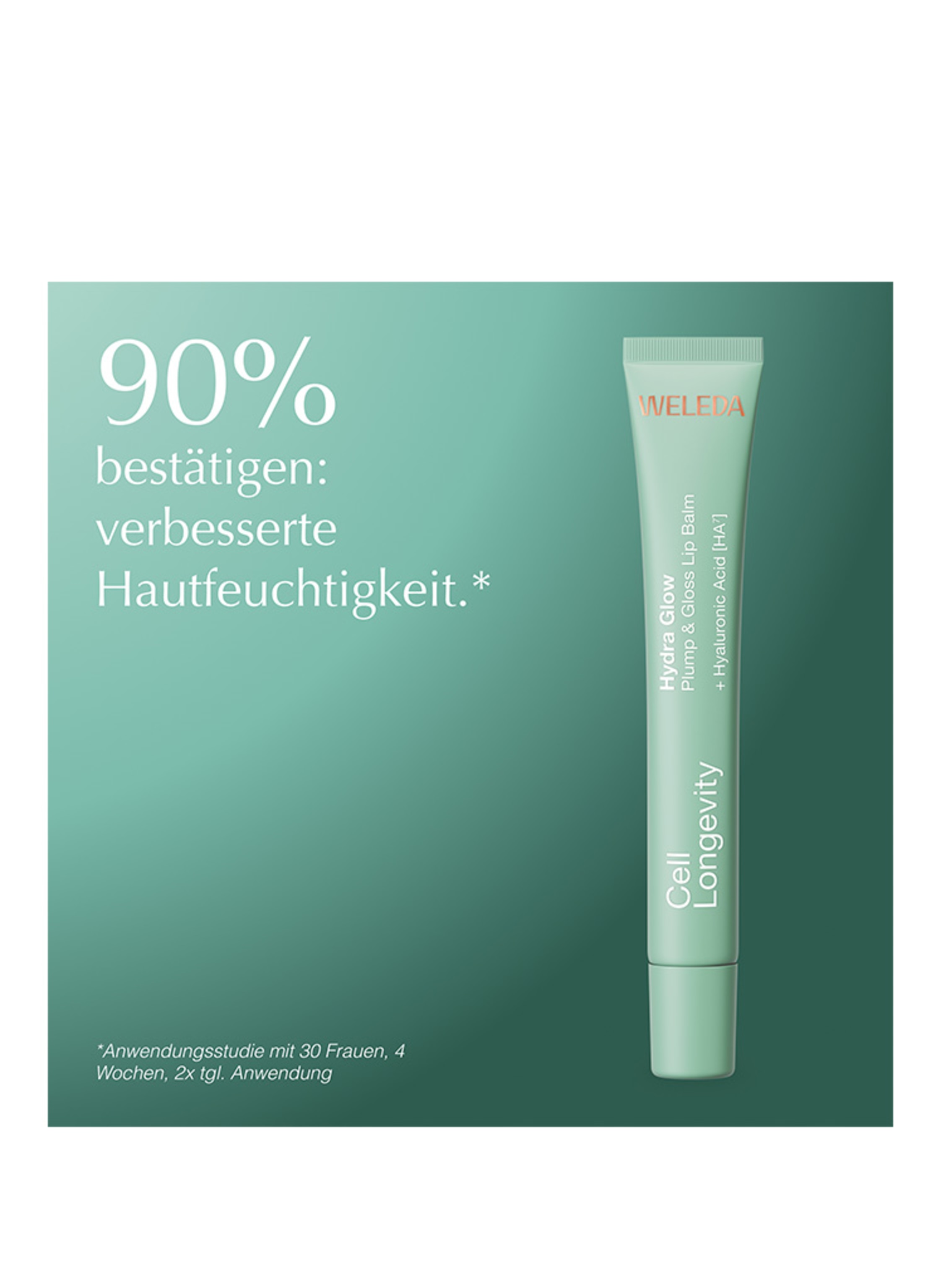 Thumbnail - Weleda Cell Longevity Cell Longevity Hydra Glow Plump & Gloss Lip Balm Lippenbalsam 12 ml