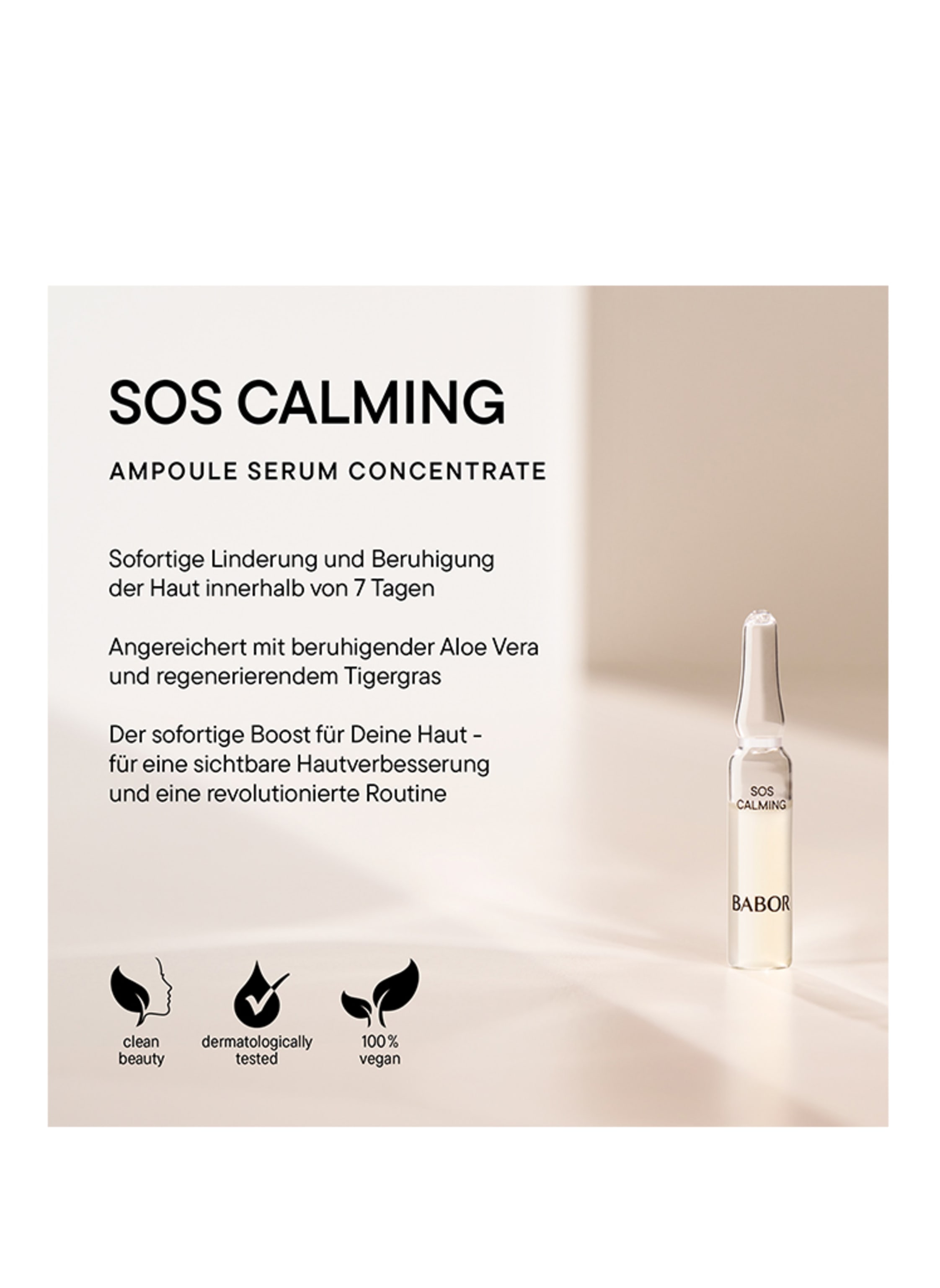 Thumbnail - Babor Ampoule Concentrates SOS Calming Ampullen (7 x 2 ml) 14 ml